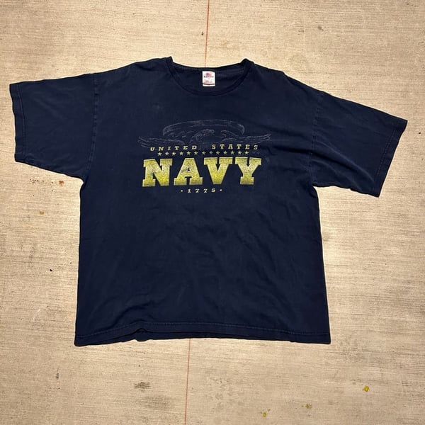 Bayside United States Navy Graphic T-Shirt Size 2XL