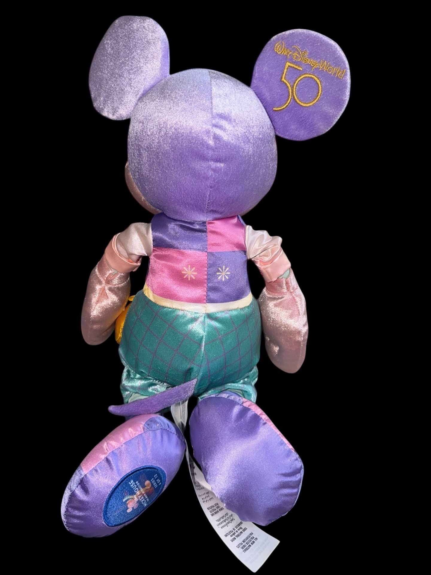 New! Disney Mickey Mouse The Main Attraction "it's a small world" Plush 16" 2
