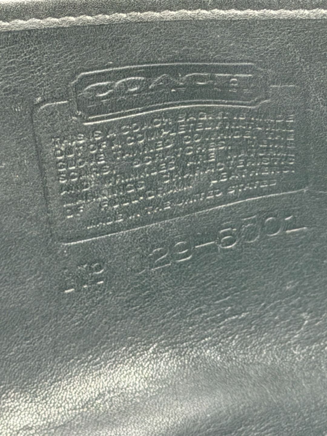 Vintage Coach Black Leather Lexington Briefcase 6002 Made in USA 9