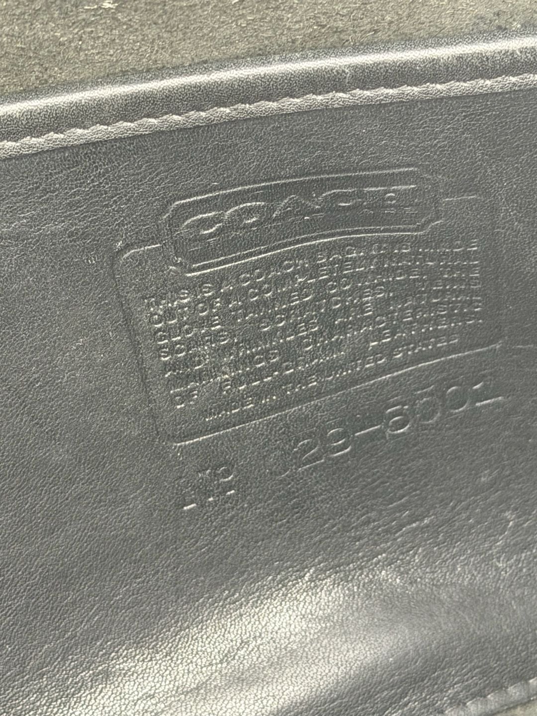 Vintage Coach Black Leather Lexington Briefcase 6002 Made in USA 10