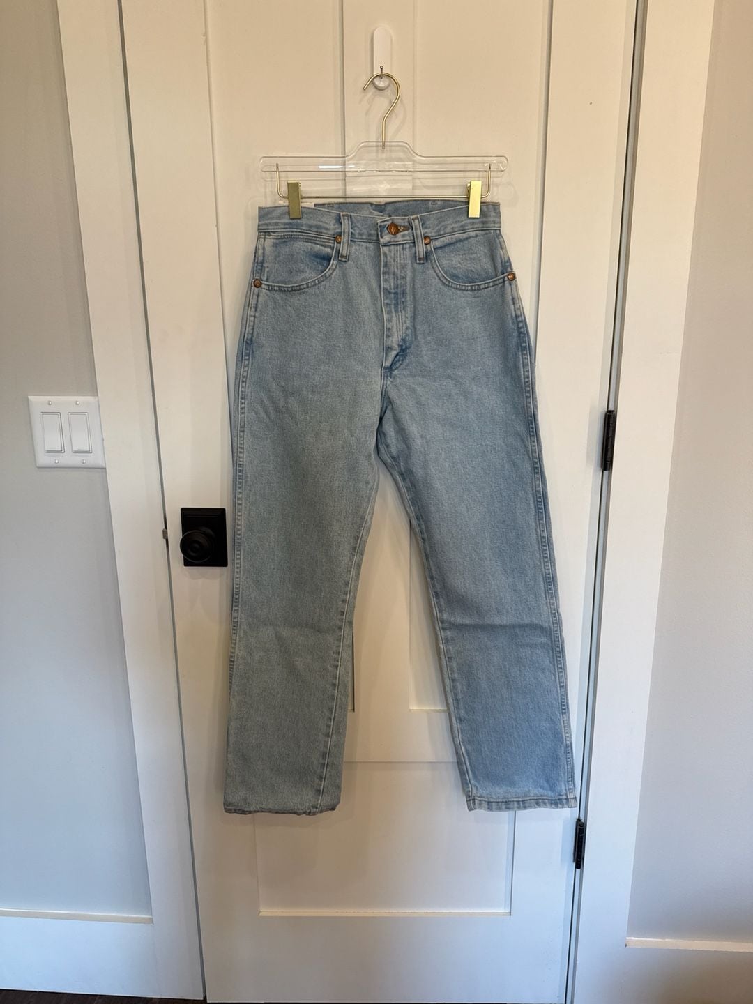 Wrangler Cowboy Cut Slim Fit 14MWZ Jeans Light Wash Size 7x30 2