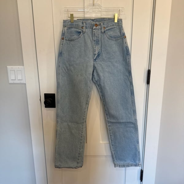 Wrangler Cowboy Cut Slim Fit 14MWZ Jeans Light Wash Size 7x30
