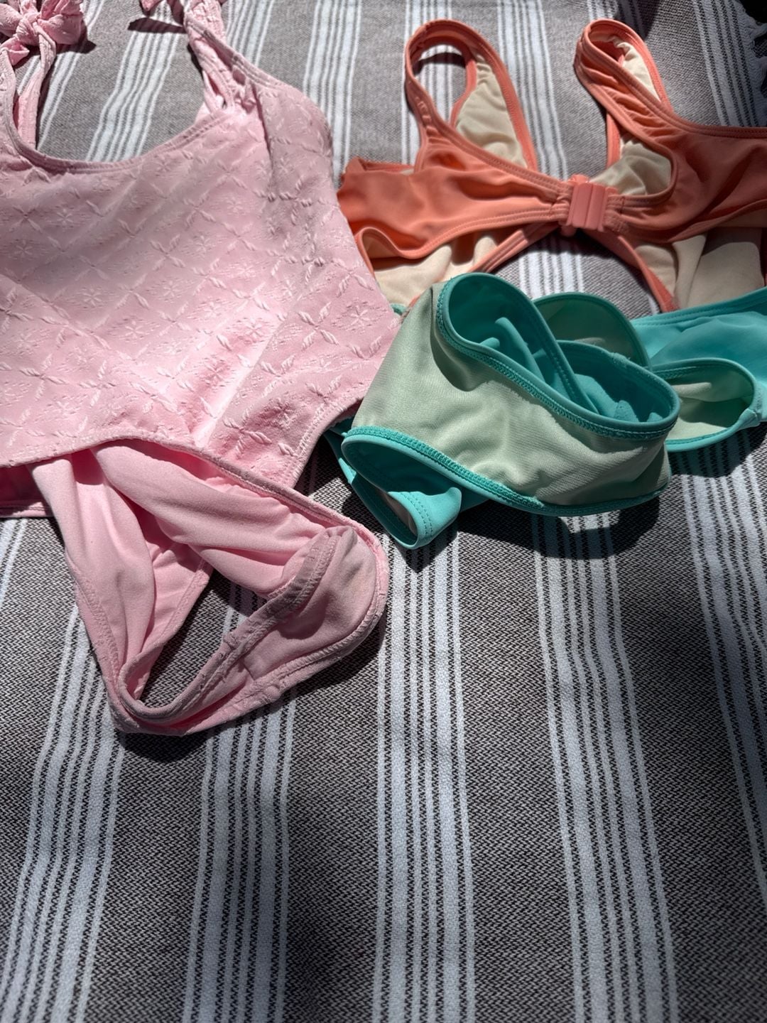 Nasty Gal Swim Bundle: Pink Tie-Shoulder NWT & Color-Block Cut-Out US 2 7