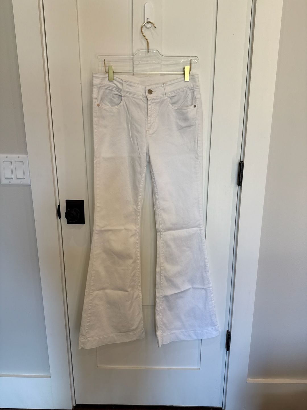 Stella McCartney White Flare Leg Jeans Size 29 2