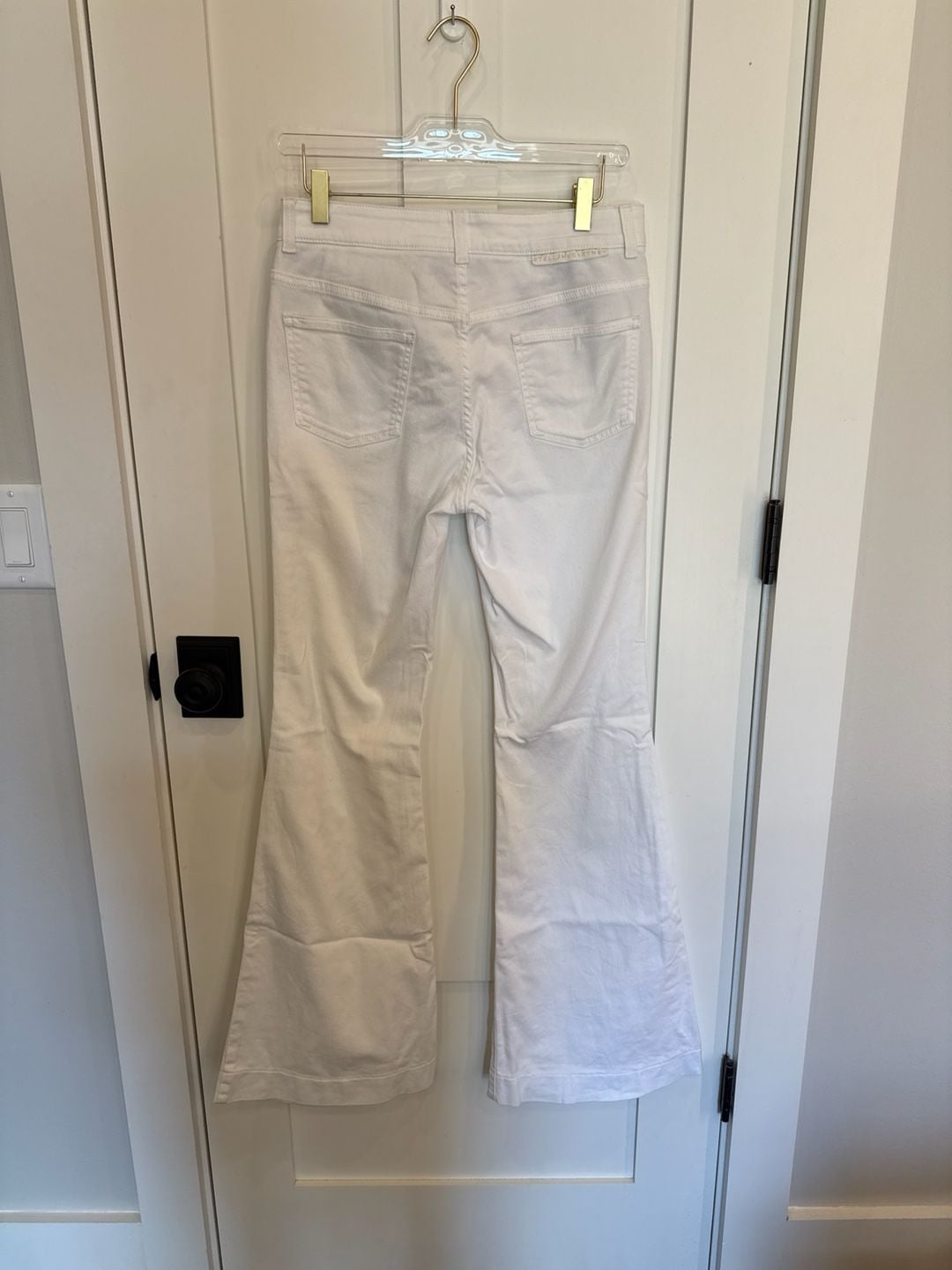Stella McCartney White Flare Leg Jeans Size 29 3