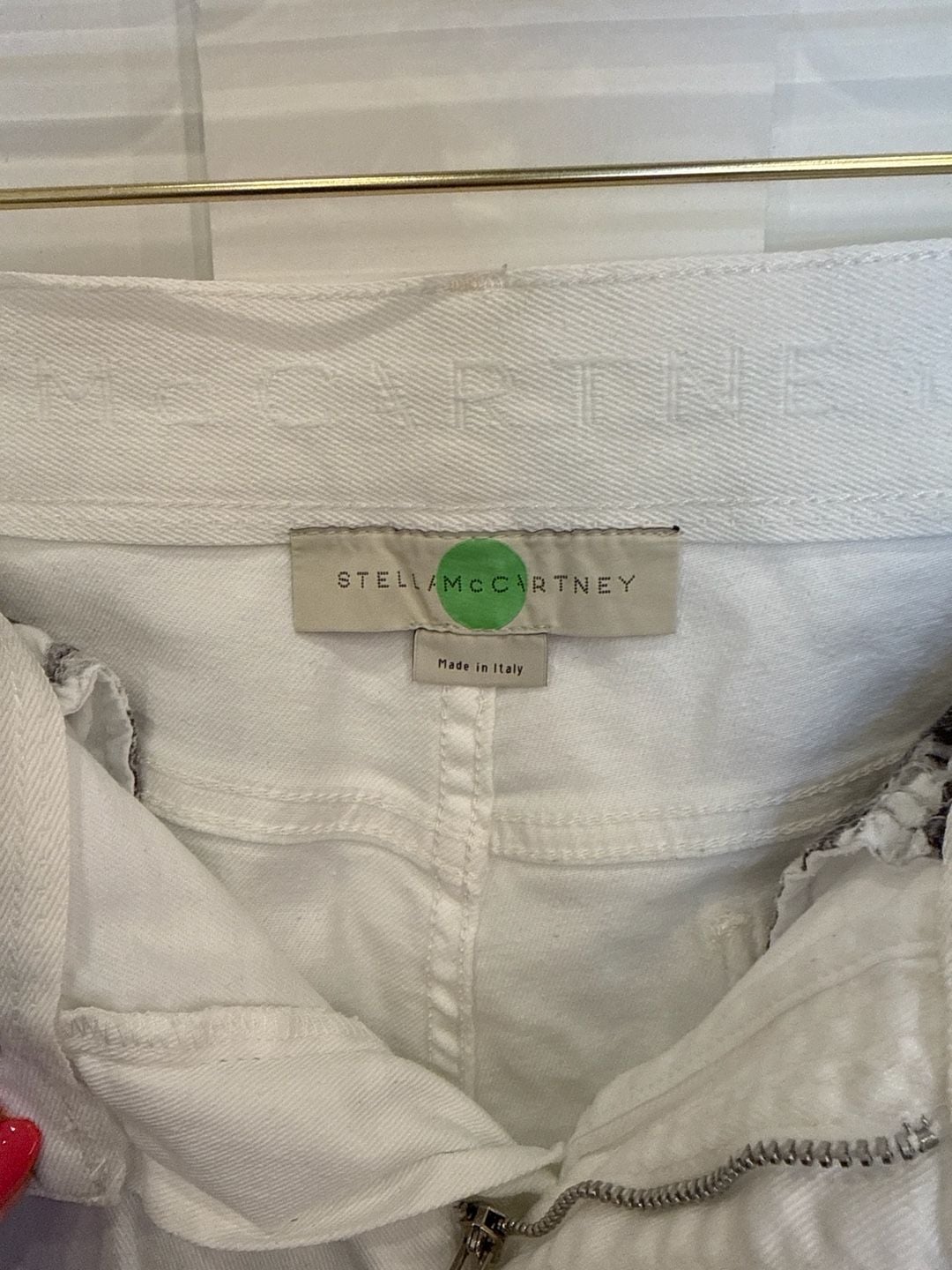Stella McCartney White Flare Leg Jeans Size 29 5