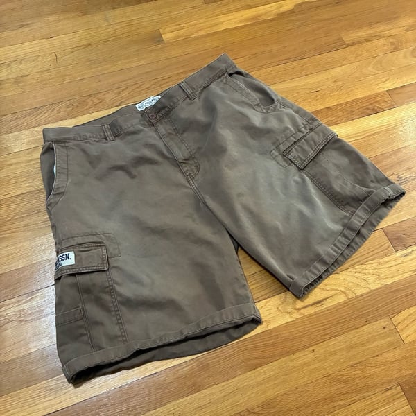 U.S. Polo Assn. Men's Brown Cotton baggy Cargo Shorts Size 42
