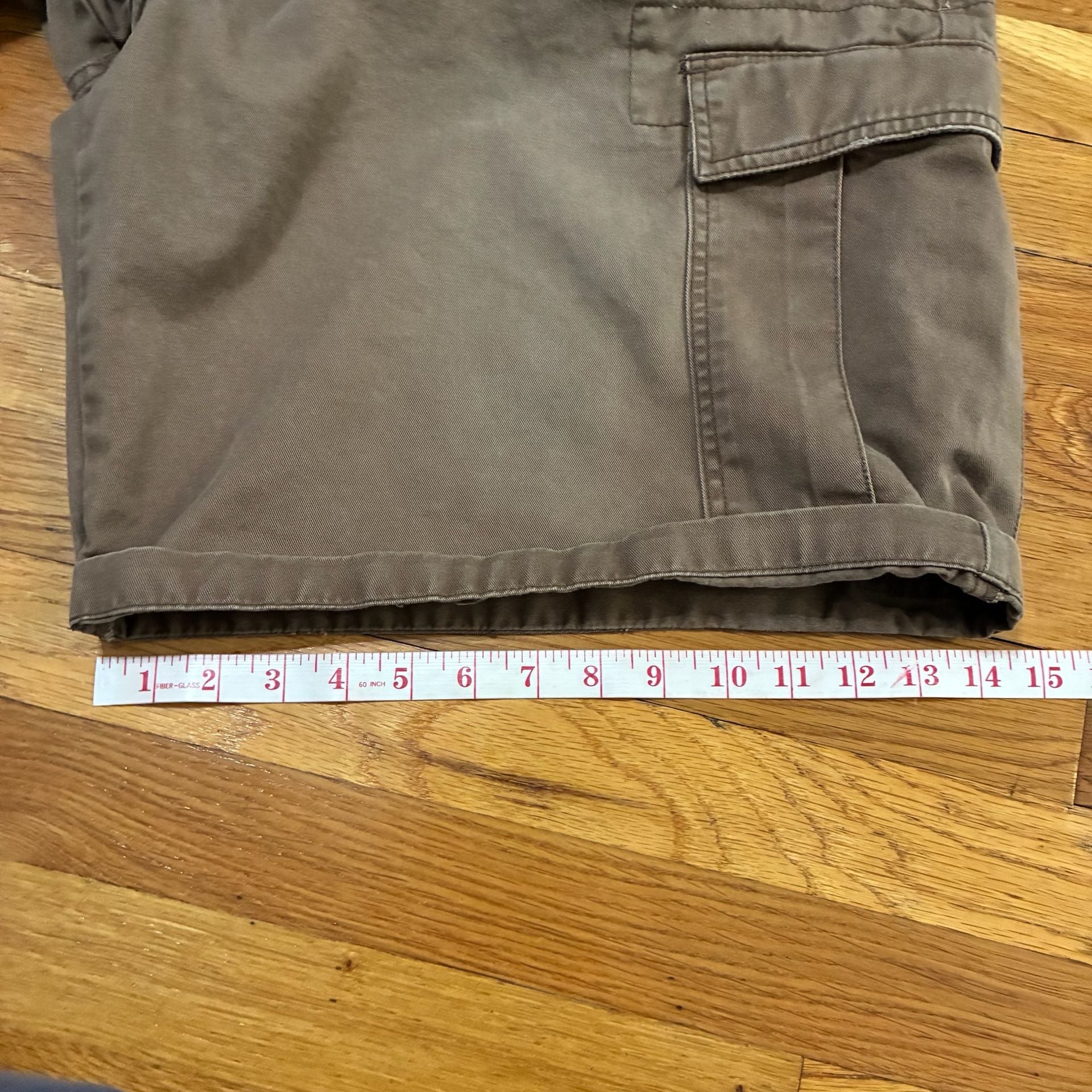 U.S. Polo Assn. Men's Brown Cotton baggy Cargo Shorts Size 42 7