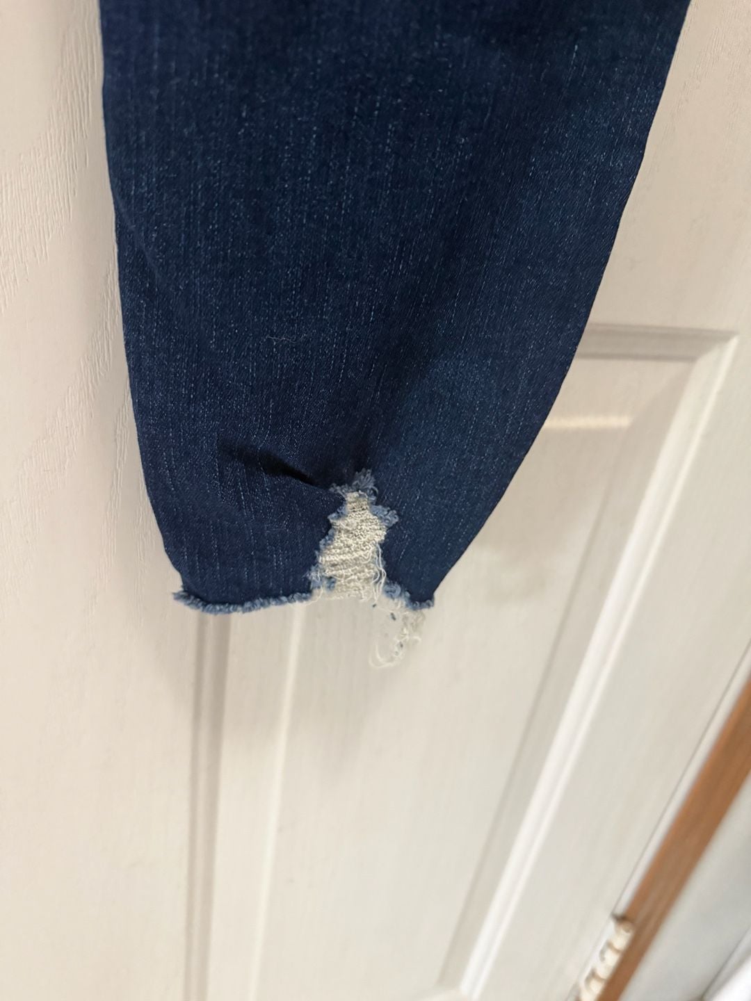 Almost Famous Distressed Skinny Jeans Dark Wash  9