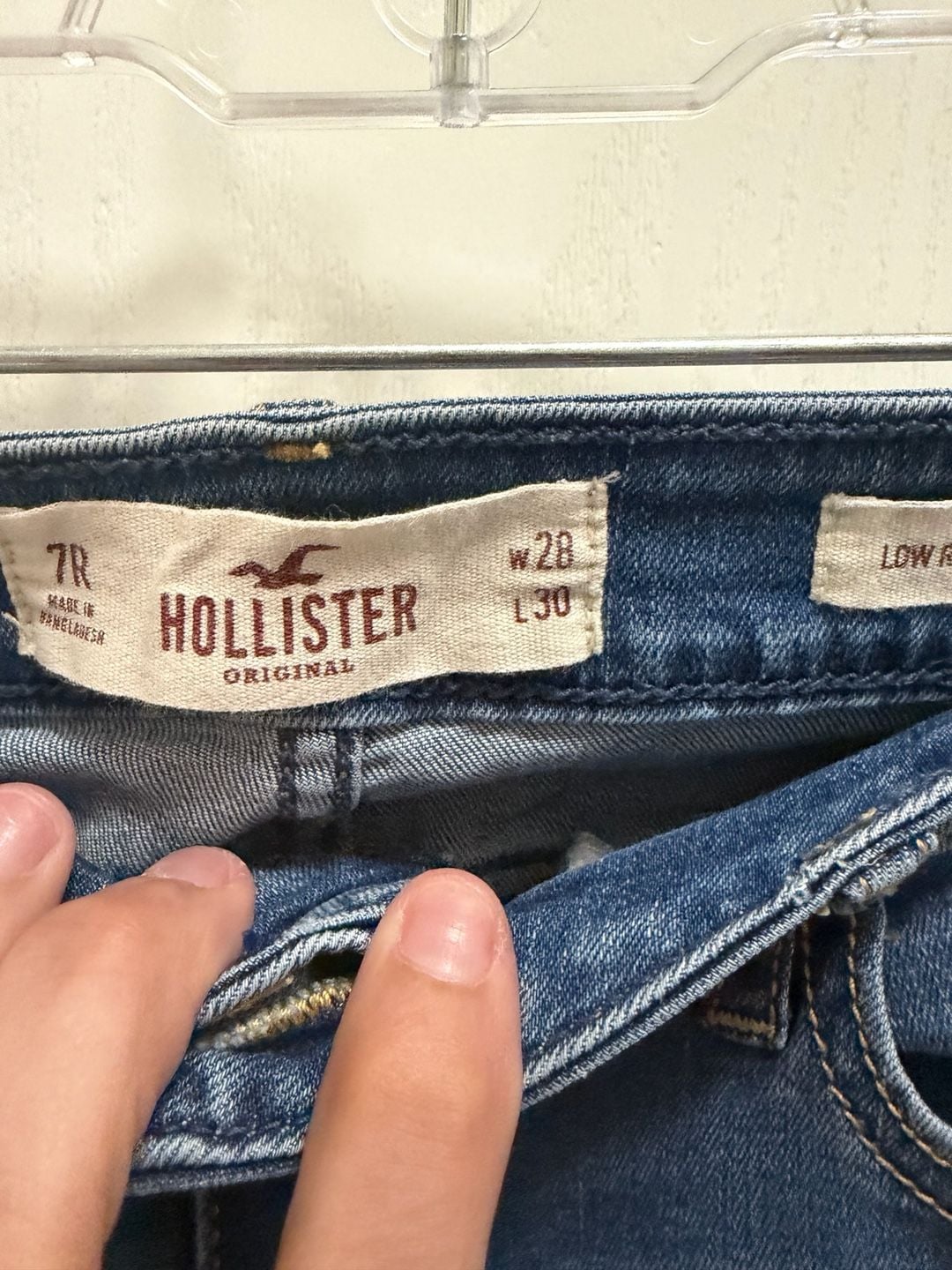 Low Rise Super Skinny Distressed Jeans Size 7R W28 L30 4