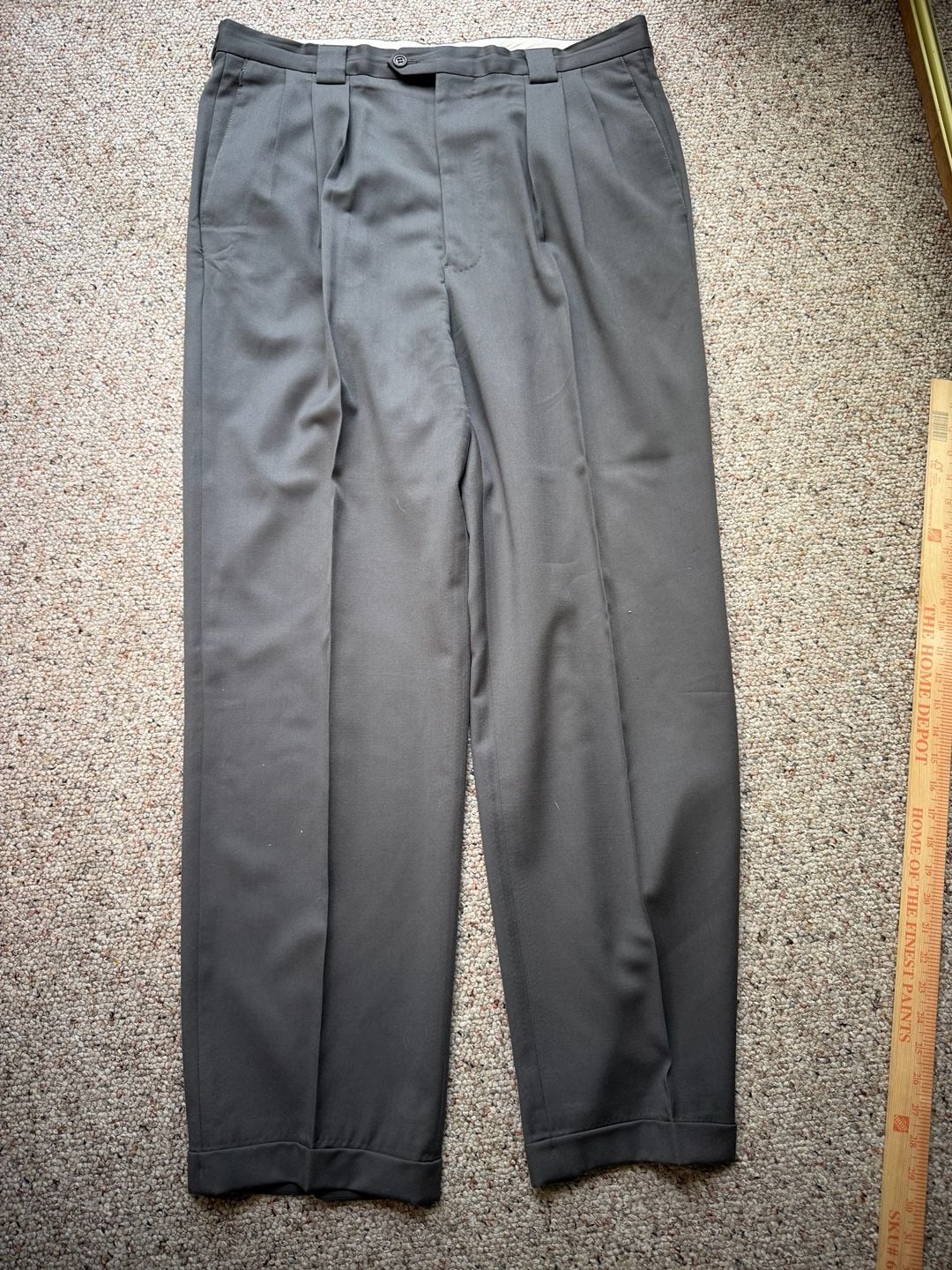 Mani by Giorgio Armani Men's Vintage Double Breasted Suit Grey Size 44/38 9