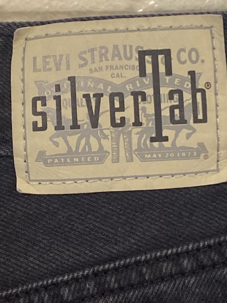 Levi's SilverTab '94 Baggy Distressed Black Jeans W30 L31 4