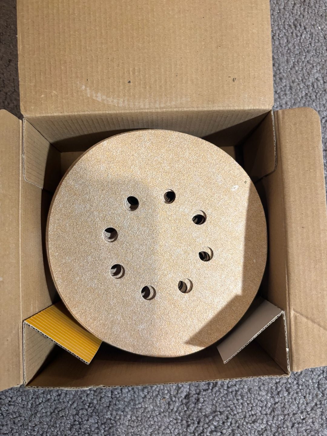 Mirka Royal 6" 120 Grit 8-Hole Hook & Loop Sanding Discs, 50 Pack 5