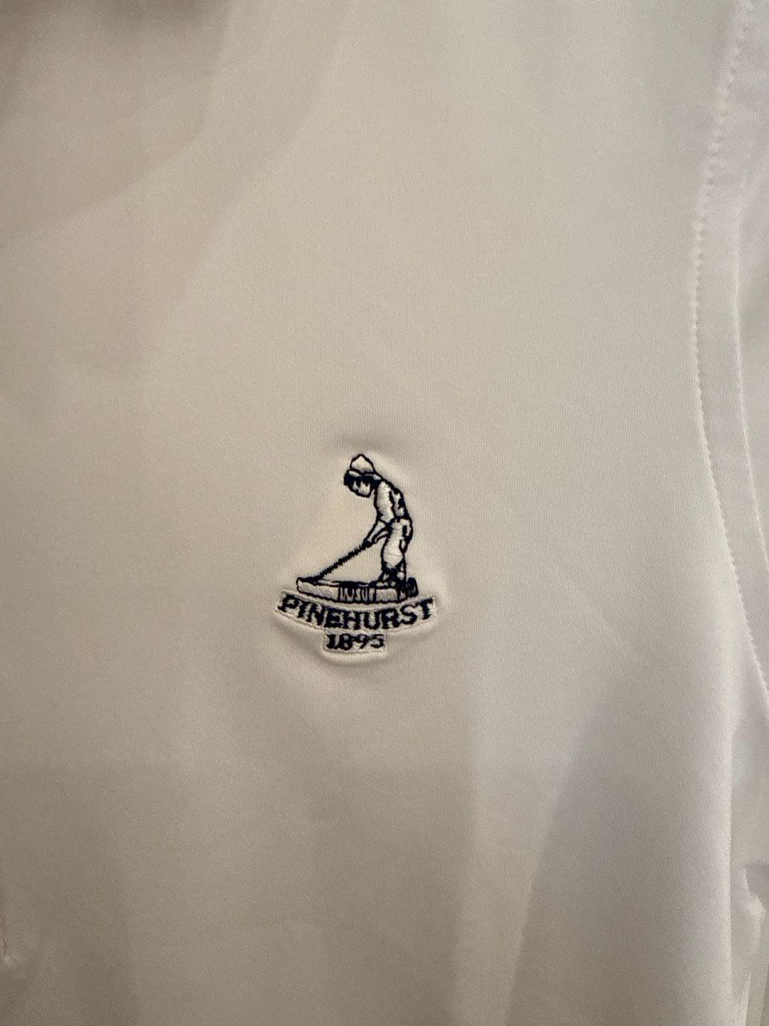 Peter Millar Women's Perfect Fit Performance Polo White Size S Pinehurst NetApp 5