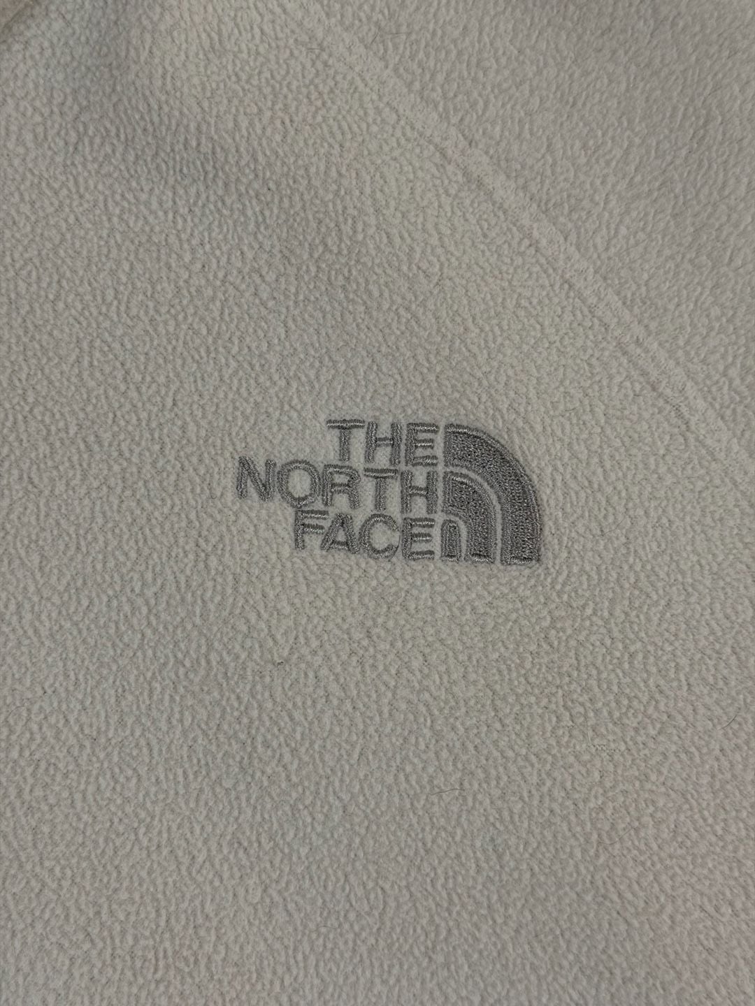 The North Face Women's Full Zip Fleece Jacket Cream Size M 4