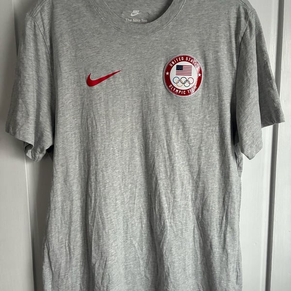 Nike Team USA Olympic Team Heather Grey T-Shirt