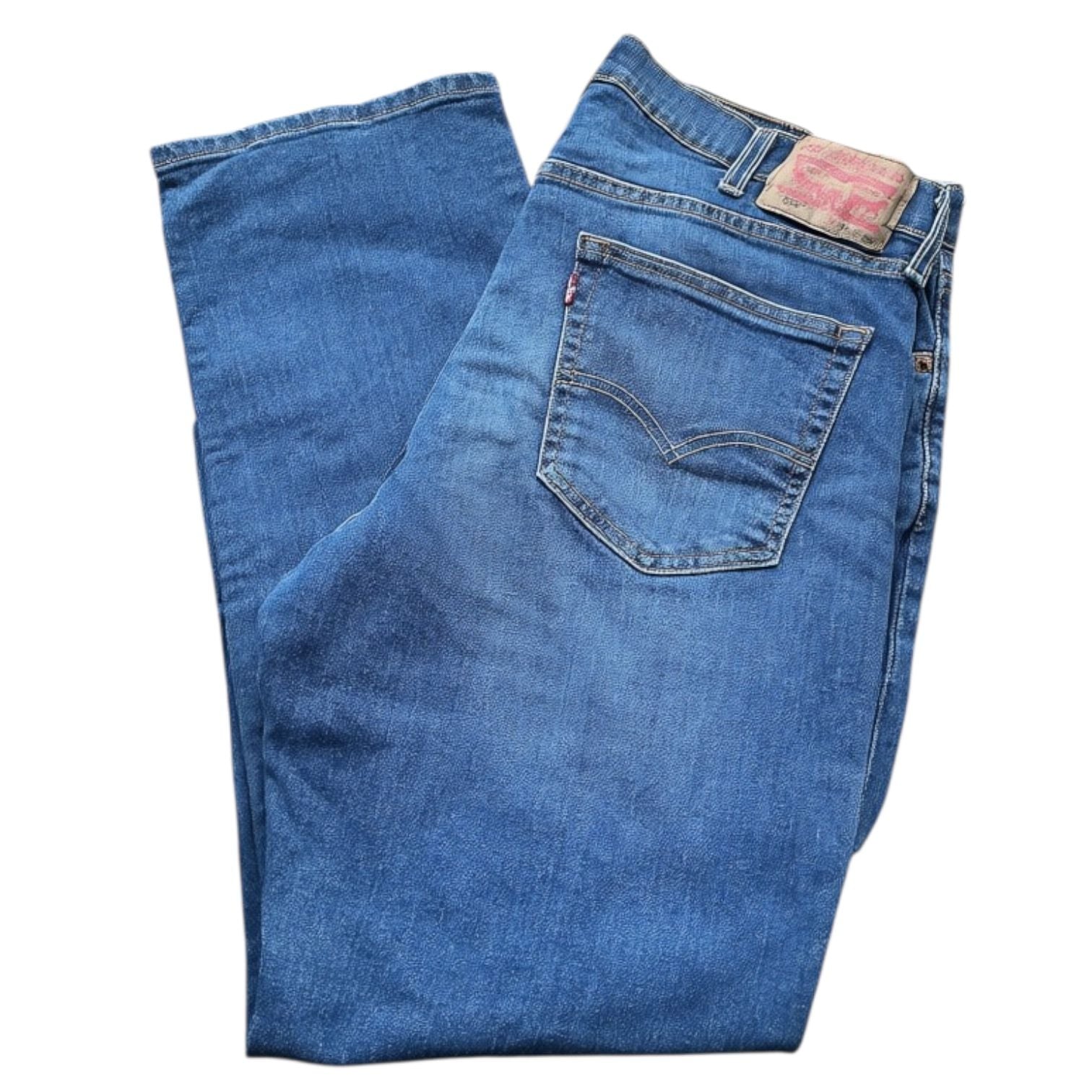 💟Levi's 559 Relaxed Straight Fit Jeans 38x30 4