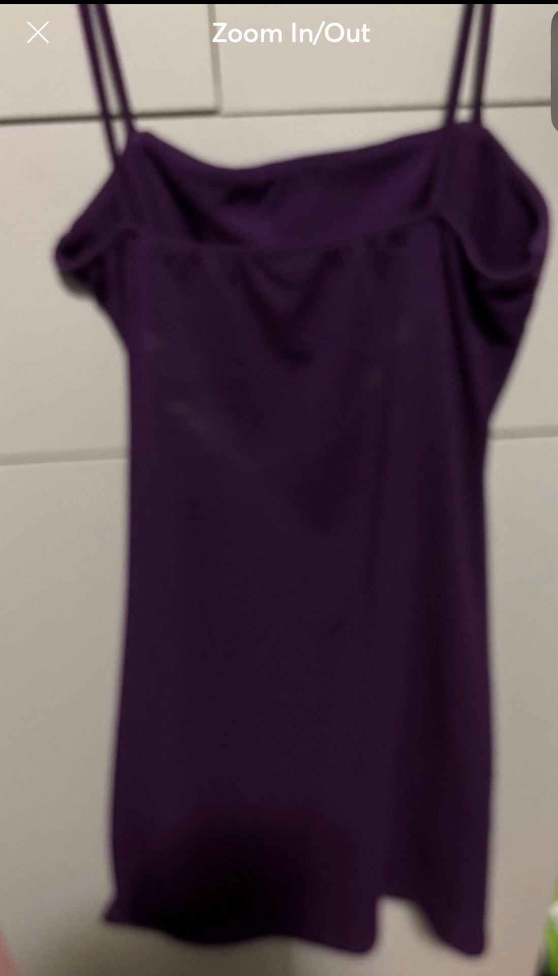 Windsor Purple Side Ruched Wrap Mini Dress 3