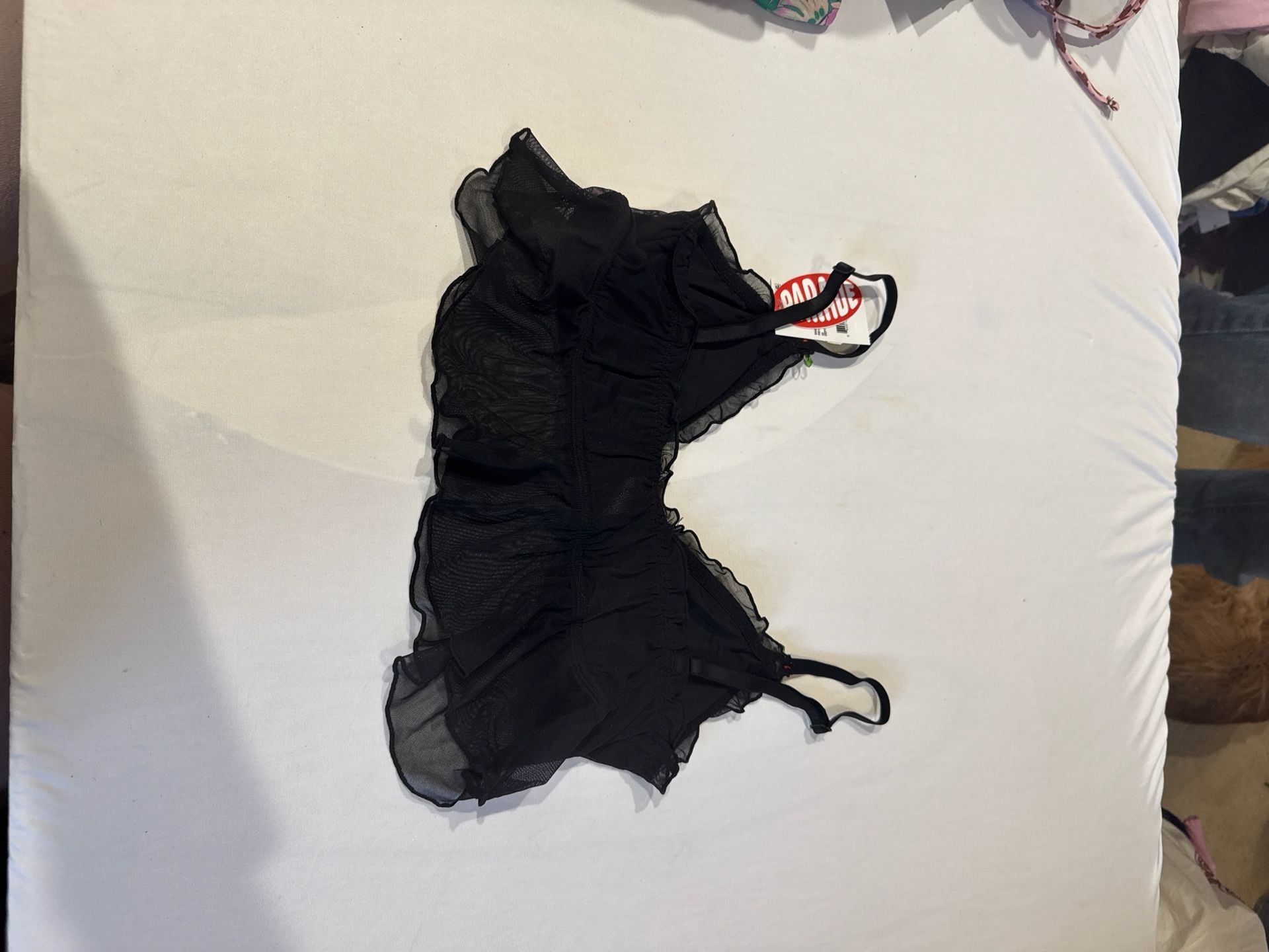 Parade Eightball Silky Mesh Flutter Longline Bralette Size M
C15 4