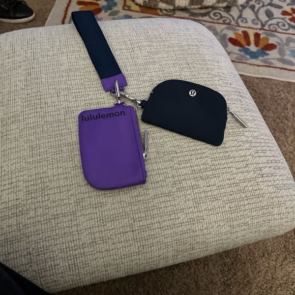 Lululemon Dual Pouch Wristlet True Navy