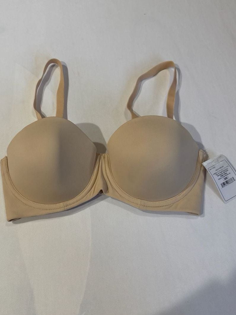 Women's Lightly Lined Strapless Bra - Beige 32D
C16 1