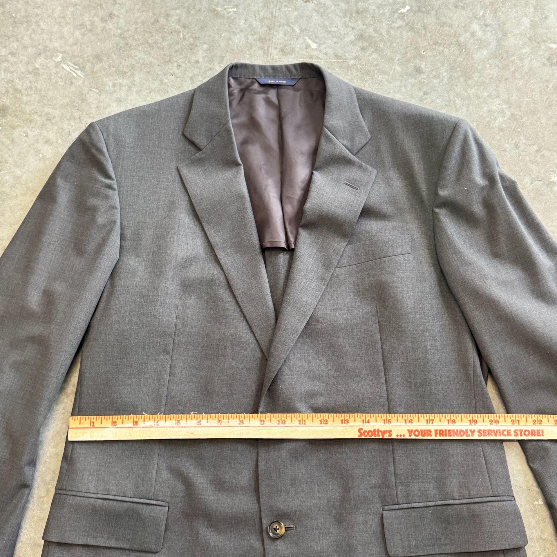 Brooks Brothers Madison BrooksCool Grey Suit Two Piece Size 43R W38 7