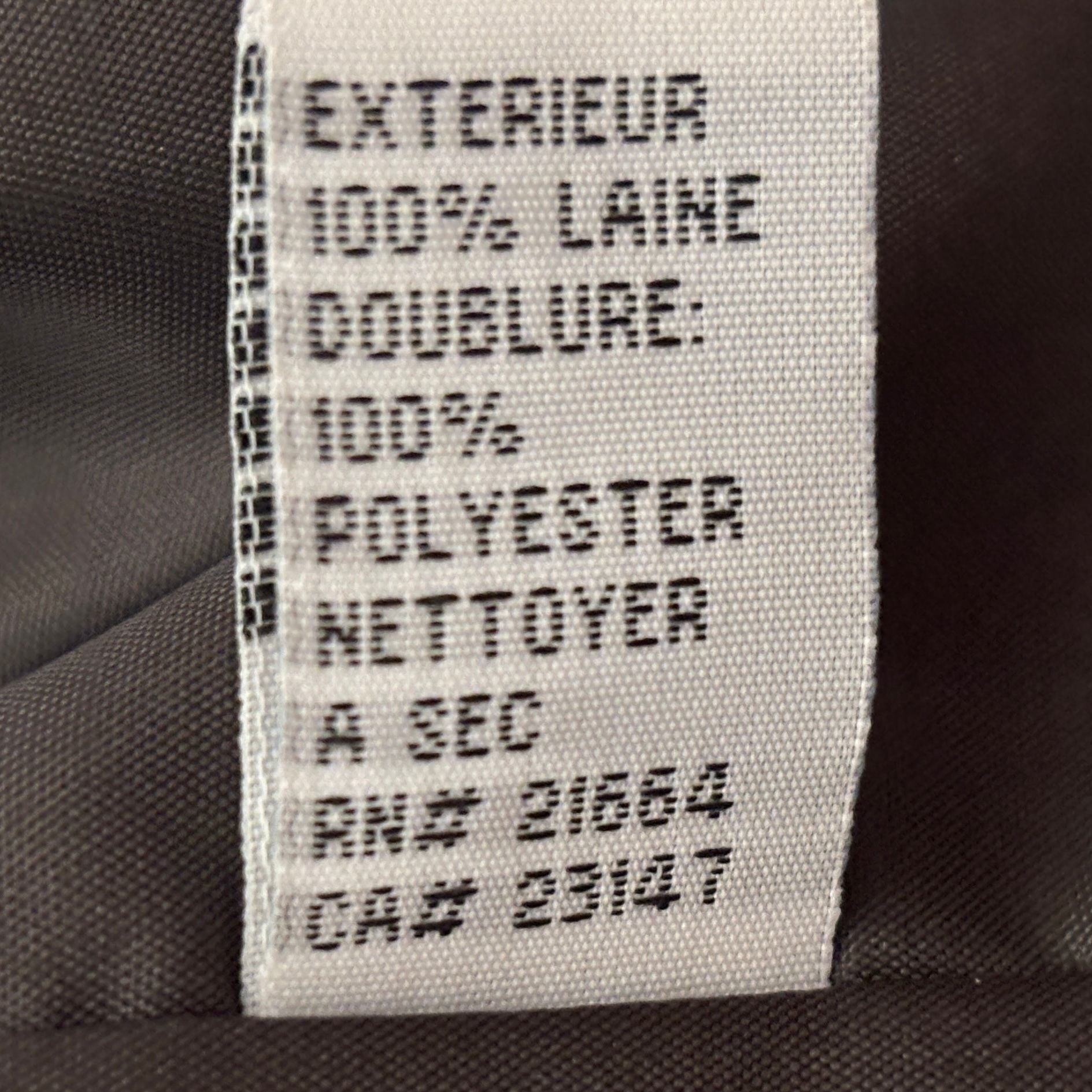 Talbots Double Breasted Blazer Women 14P Grey Italian Fabric 100% Wool Career 6