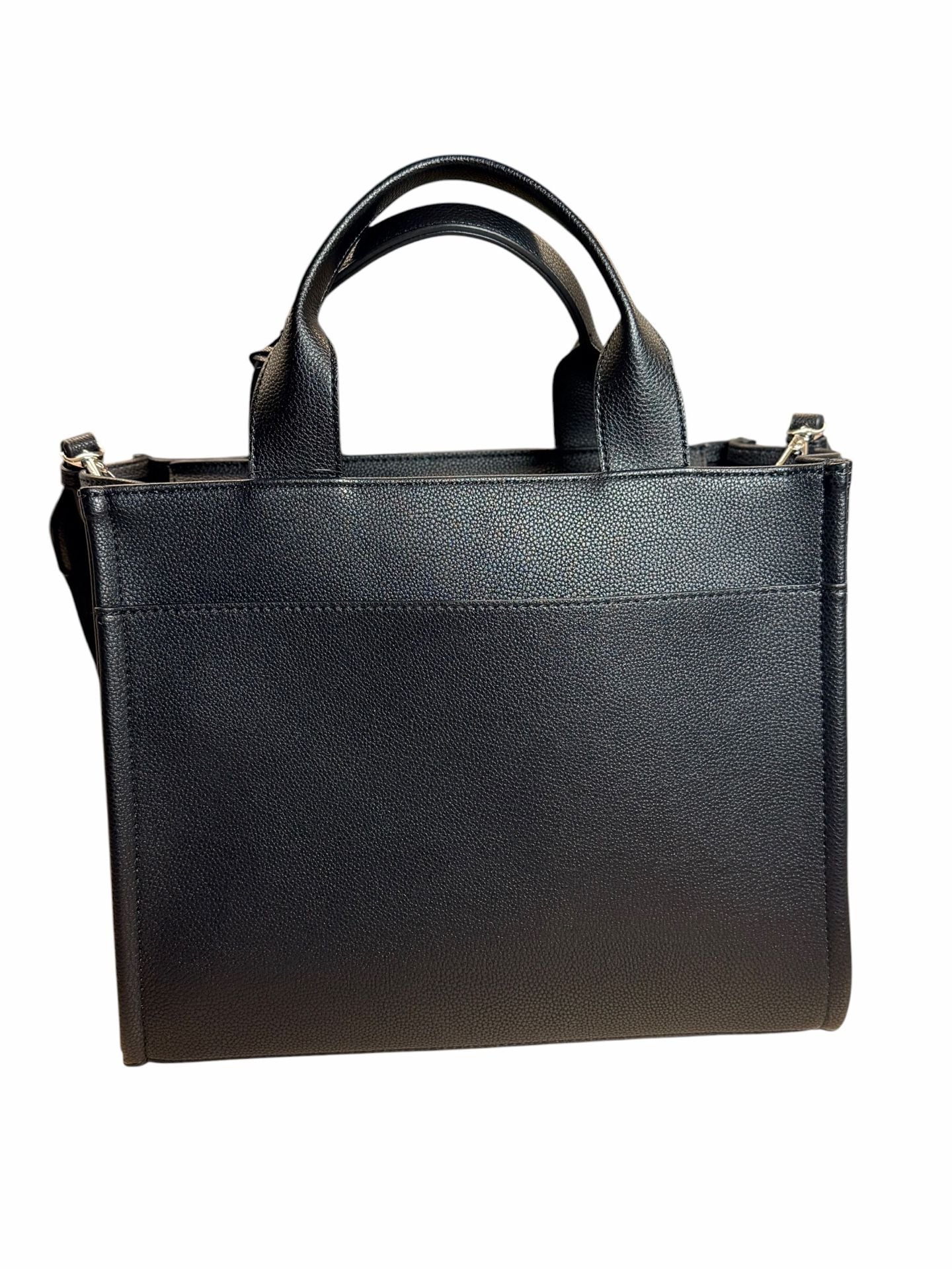 DKNY Hadlee Medium Tote Bag with Smiley and Apple Charms - Black 5