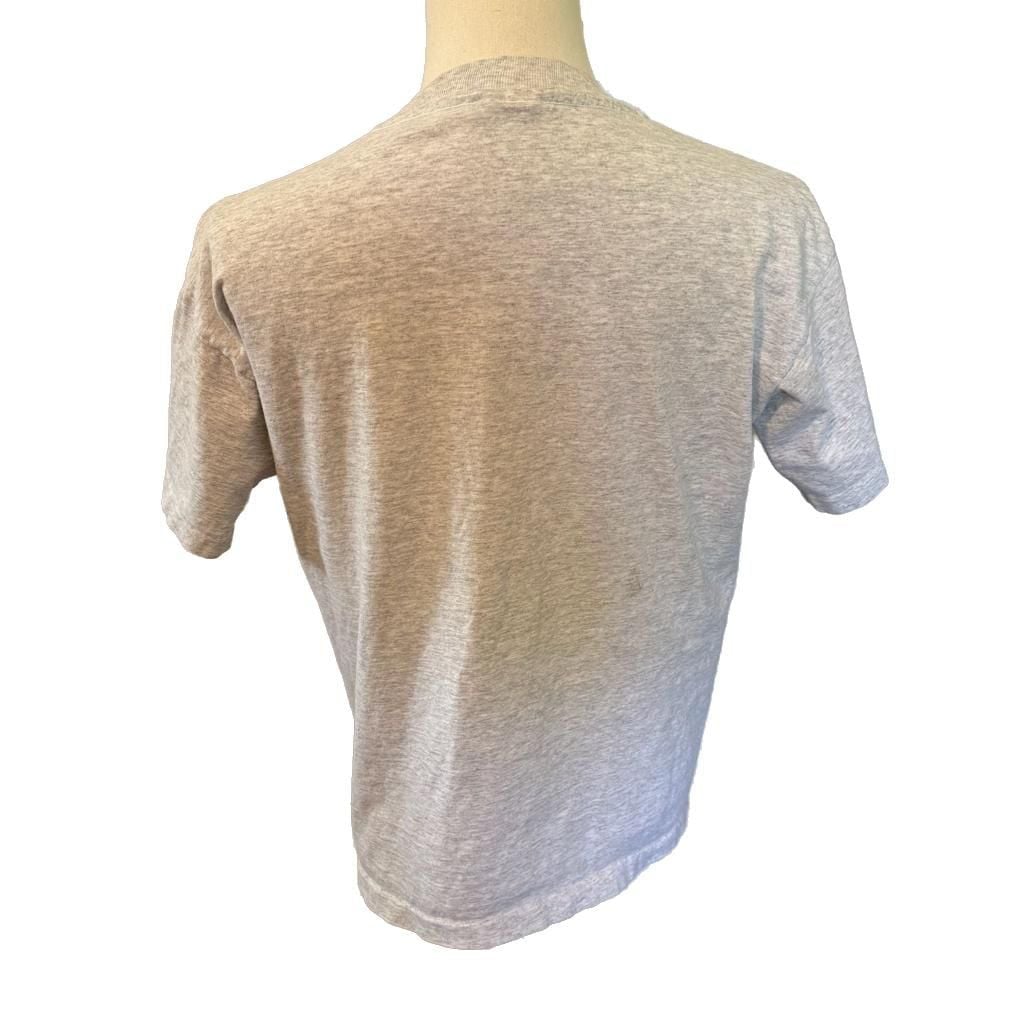 Vintage Reebok Vector Logo T-Shirt Grey Size Large Made in USA 3