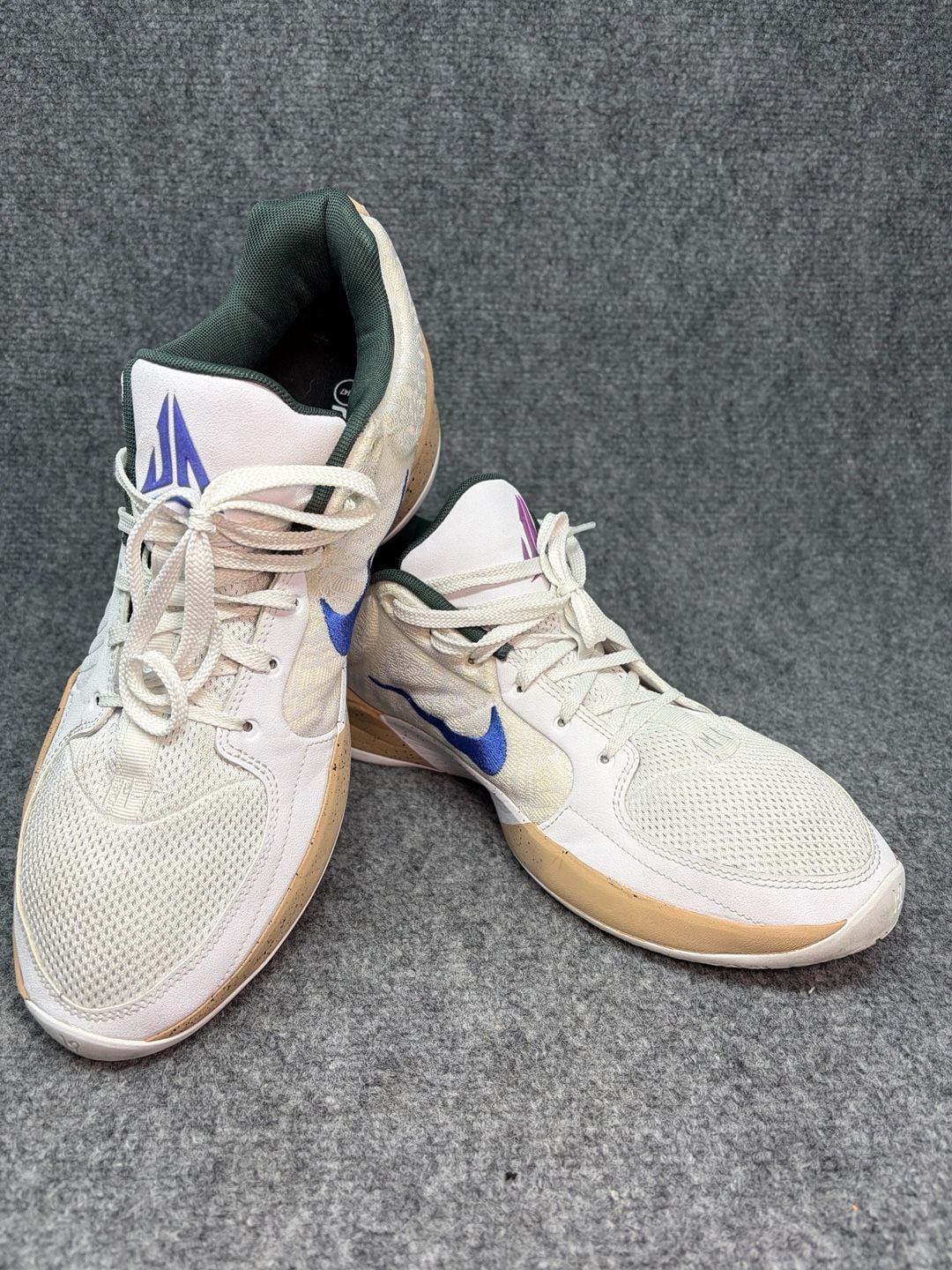 Nike Ja 2 In The Woods Mens Size 14-White Astronomy Blue Hemp FD7328 101 GUC 2