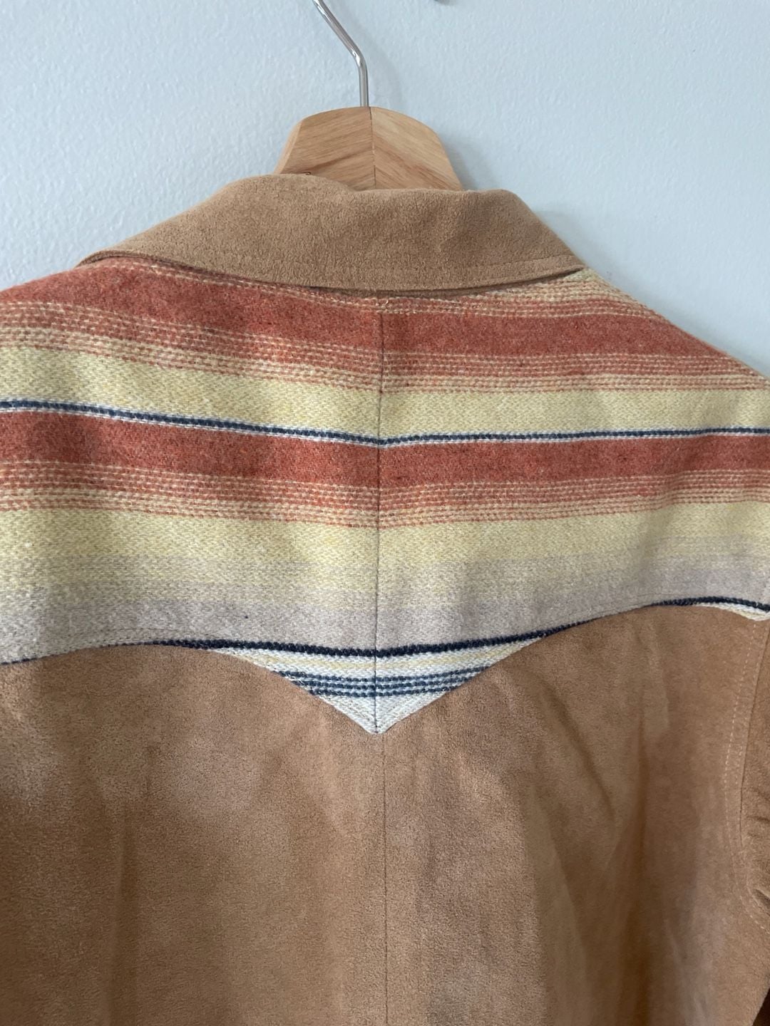 Vintage Adolph Schuman EXP Jeans Western Suede Jacket Size L 5