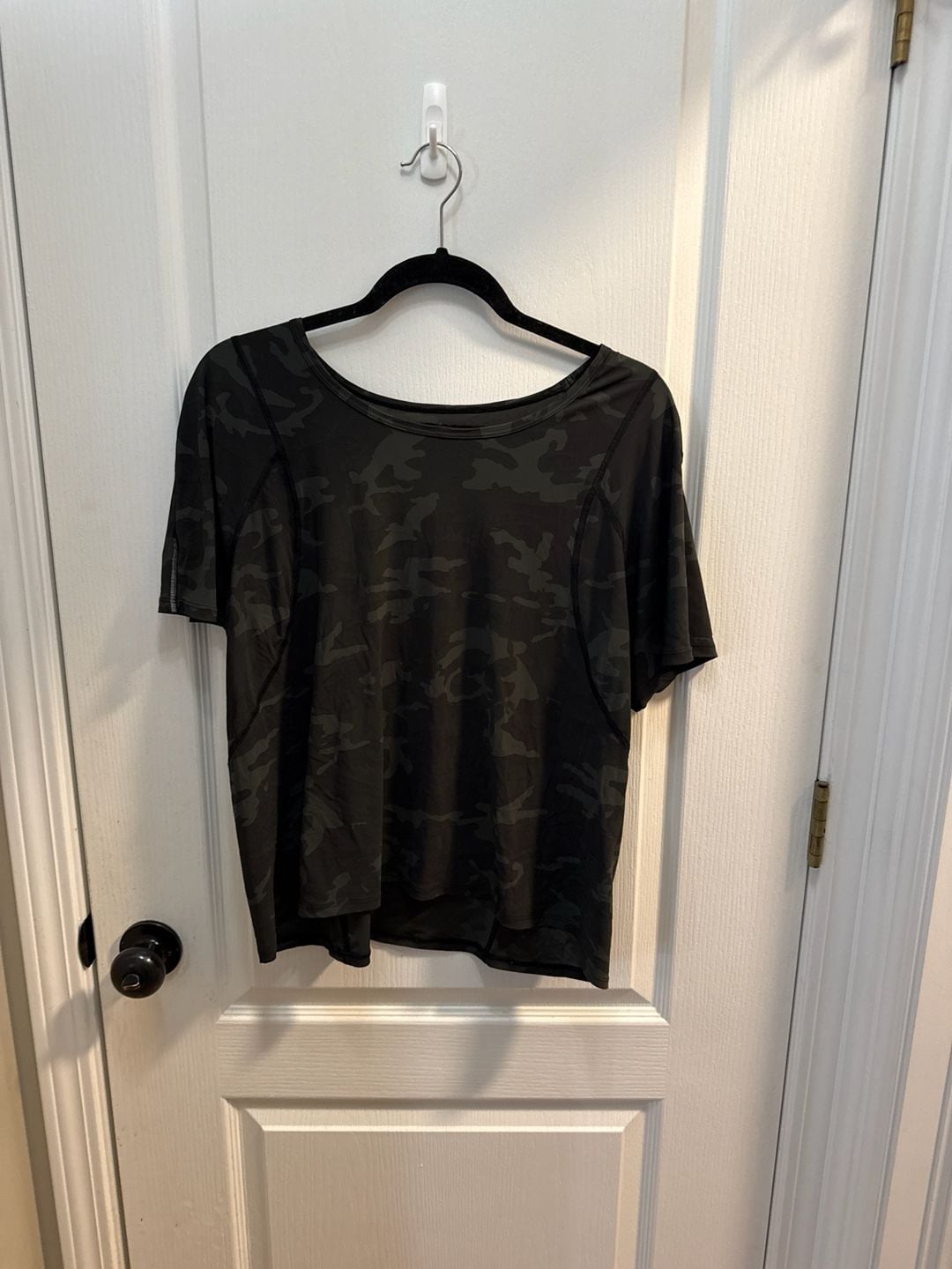 Lululemon Sculpt Short Sleeve Shirt Heritage 365 Camo Deep Coal Multi 2