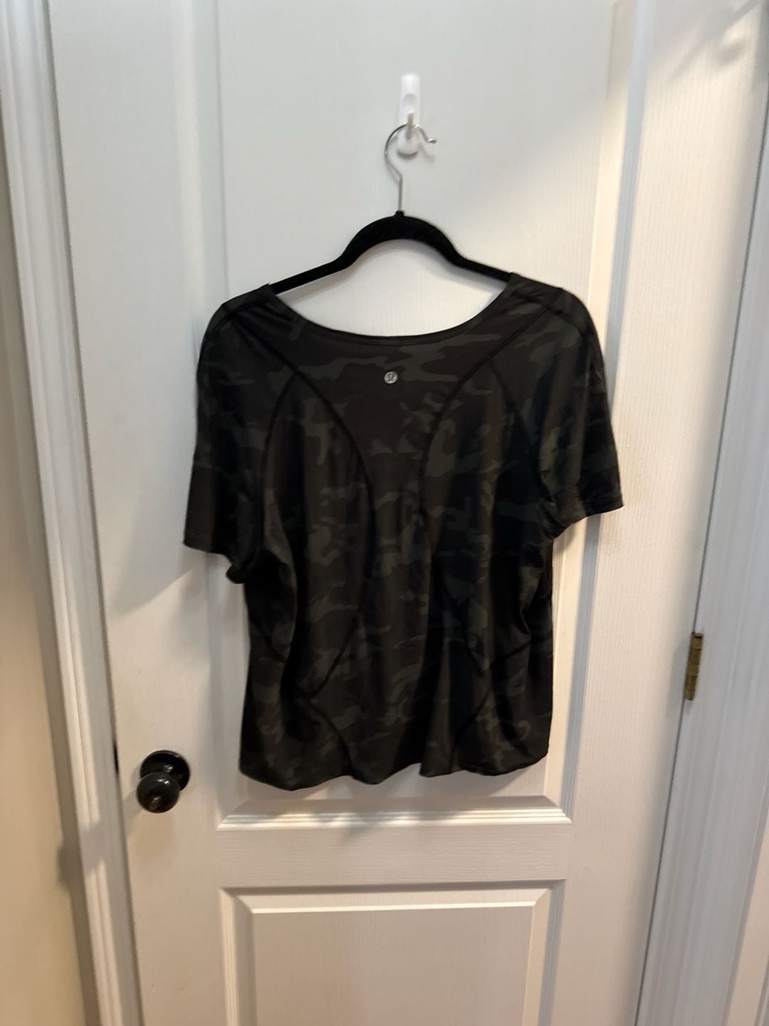 Lululemon Sculpt Short Sleeve Shirt Heritage 365 Camo Deep Coal Multi 3