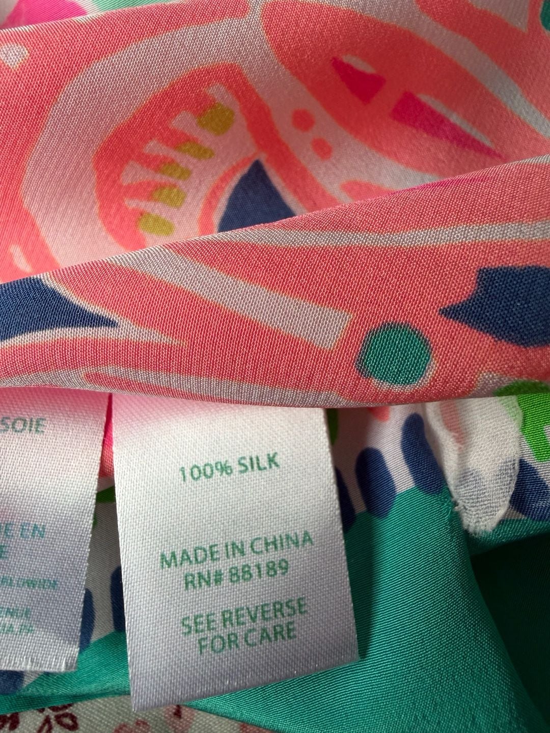 Lilly Pulitzer Atlin Silk Kaftan Parrot Party Print Size L/XL 5