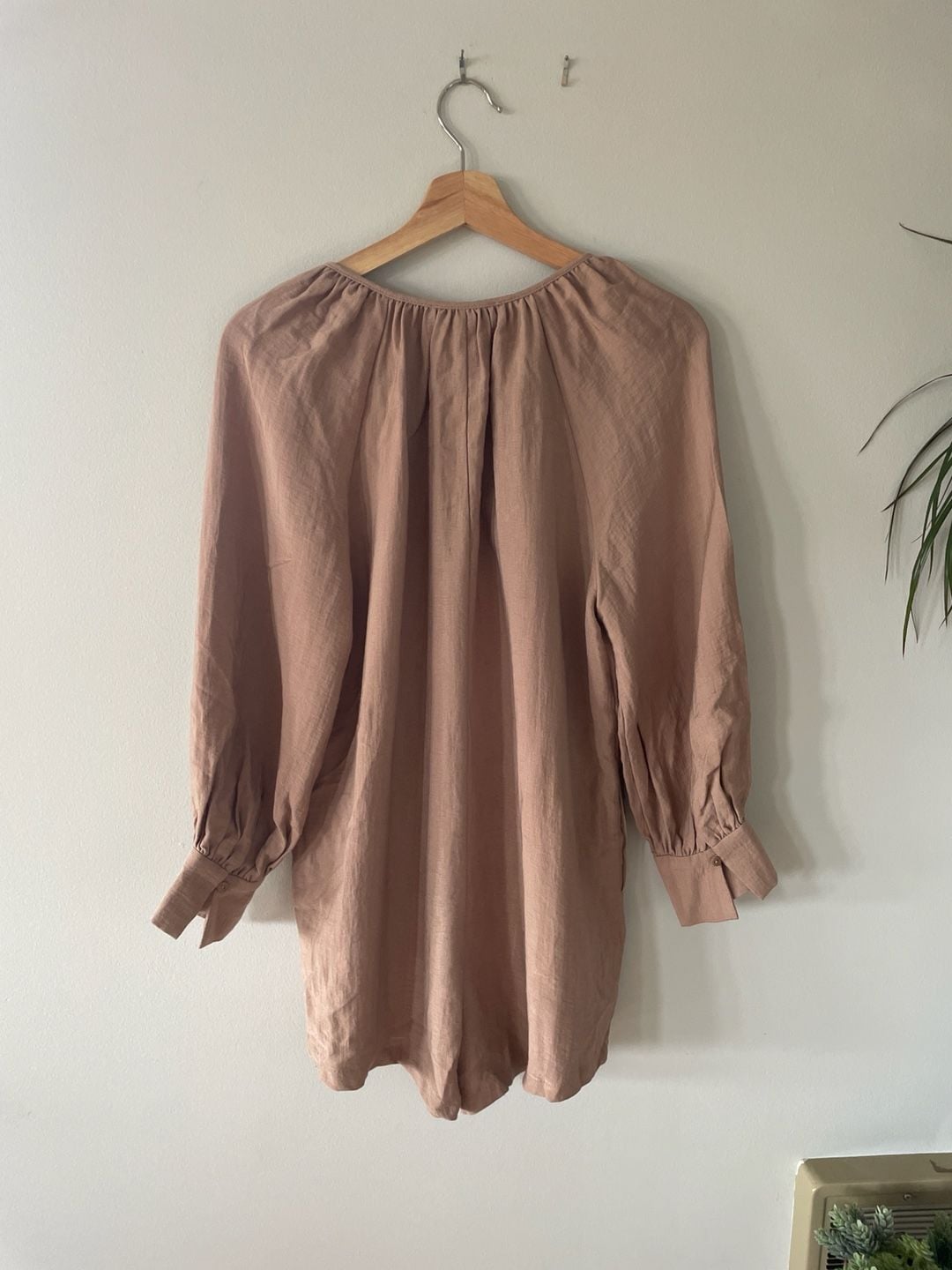 Treasure & Bond Long Sleeve Button Front Romper Size XS 5