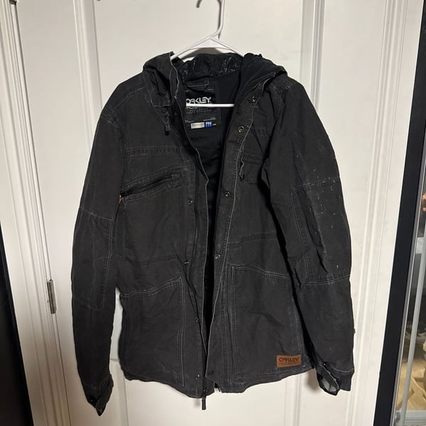 Oakley Factory Pilot Biozone FN Dry 15K Snowboard Jacket Black Size Medium