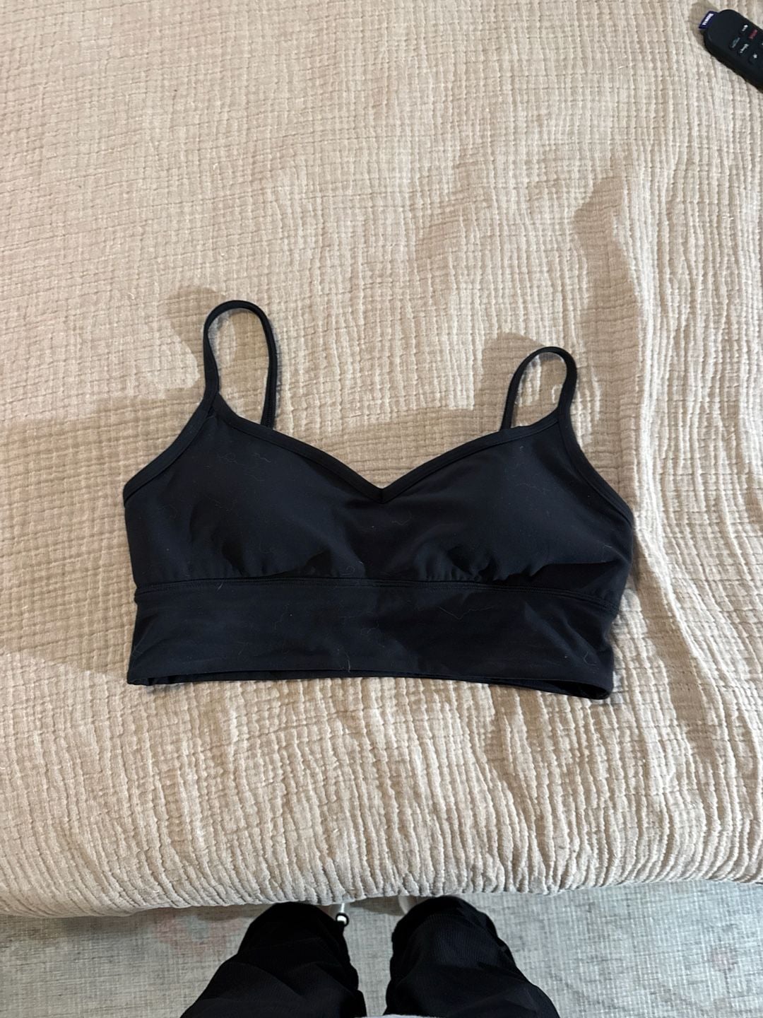 Lululemon Align V-Neck Bra Light Support Black 2