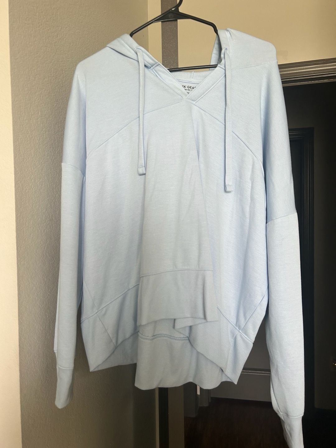 Tek Gear On-the-Go Gear Light Blue V-Neck Pullover Hoodie XXL 2