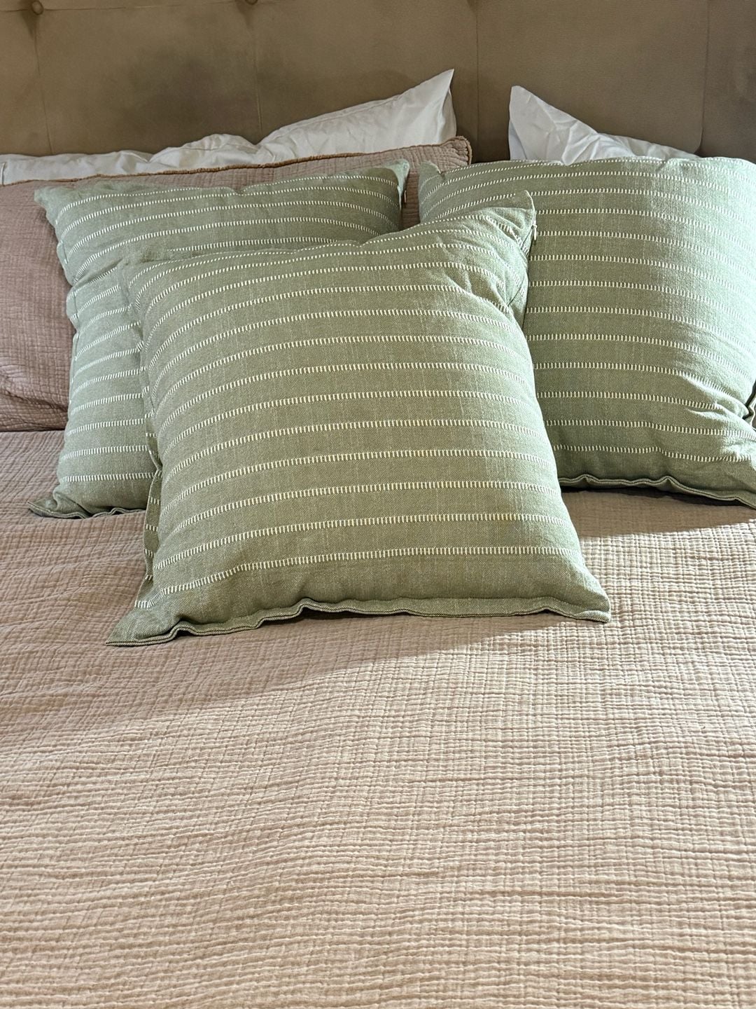 Assorted Decorative Throw Pillows Set of 10 - Velvet, Striped, Floral, Geometric 1