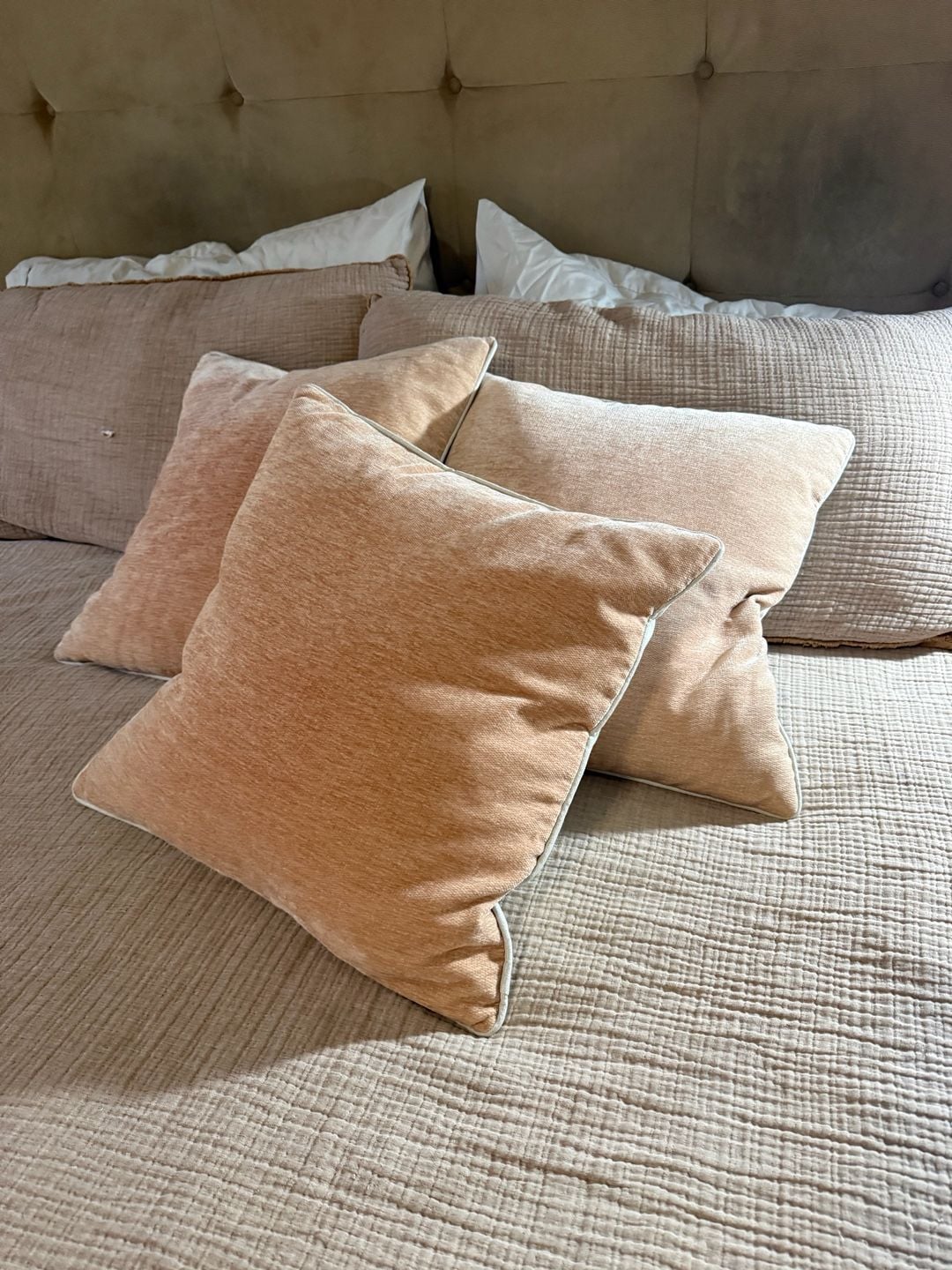 Assorted Decorative Throw Pillows Set of 10 - Velvet, Striped, Floral, Geometric 2