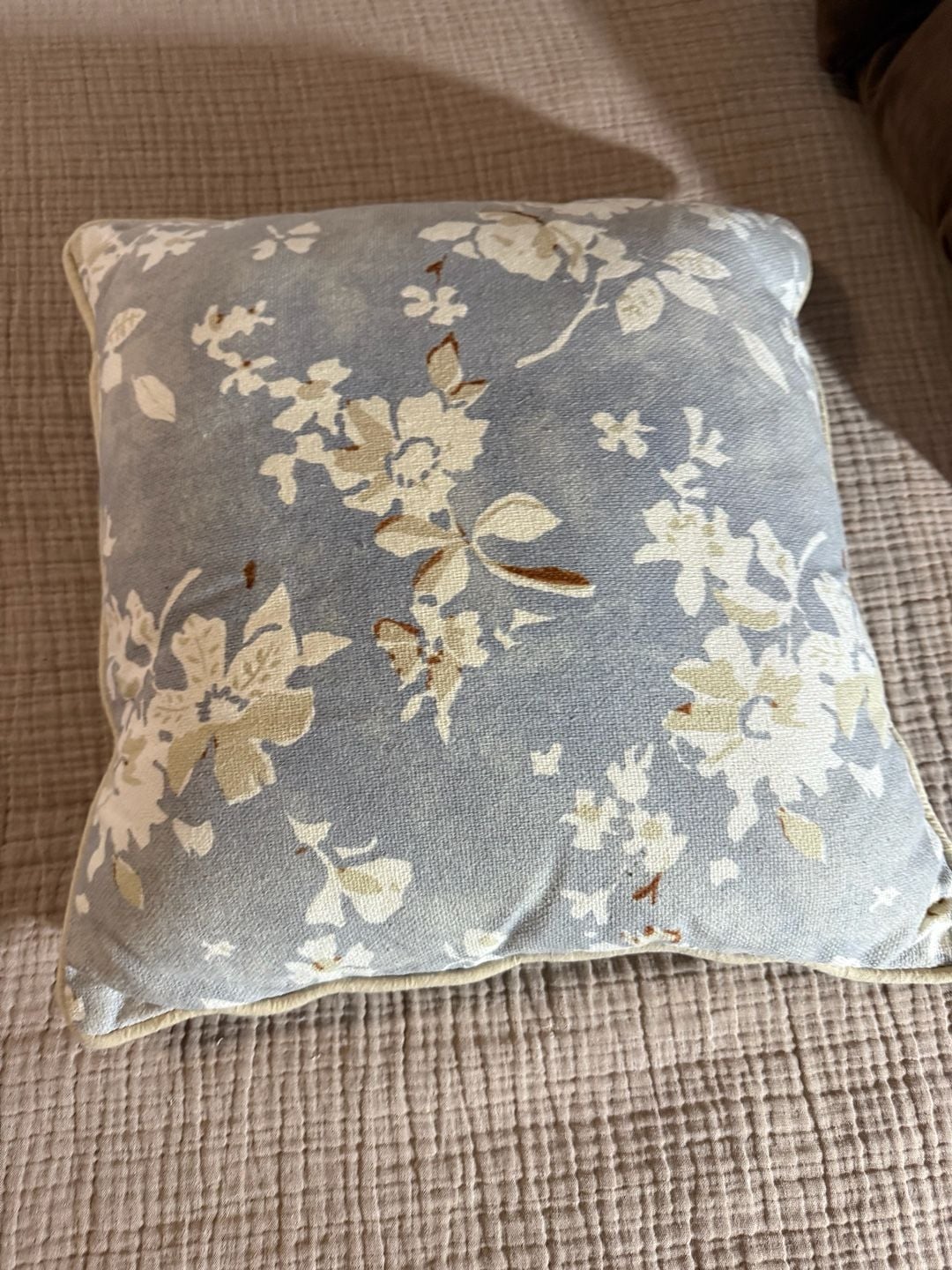 Assorted Decorative Throw Pillows Set of 10 - Velvet, Striped, Floral, Geometric 6