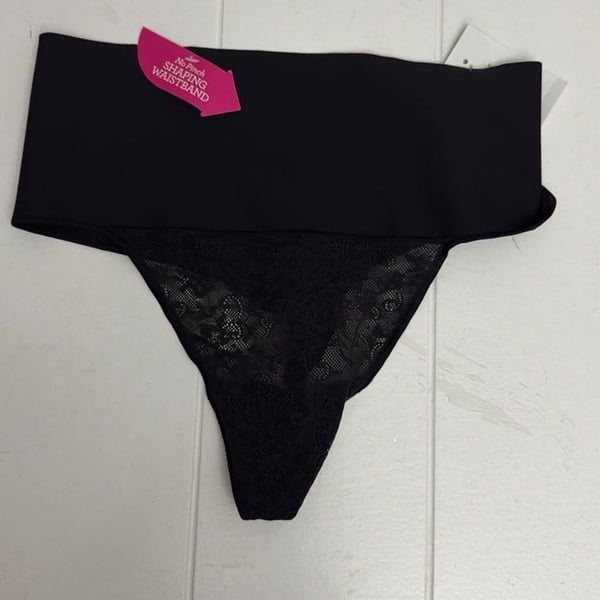 Maidenform Tame Your Tummy Shaping Lace Thong
