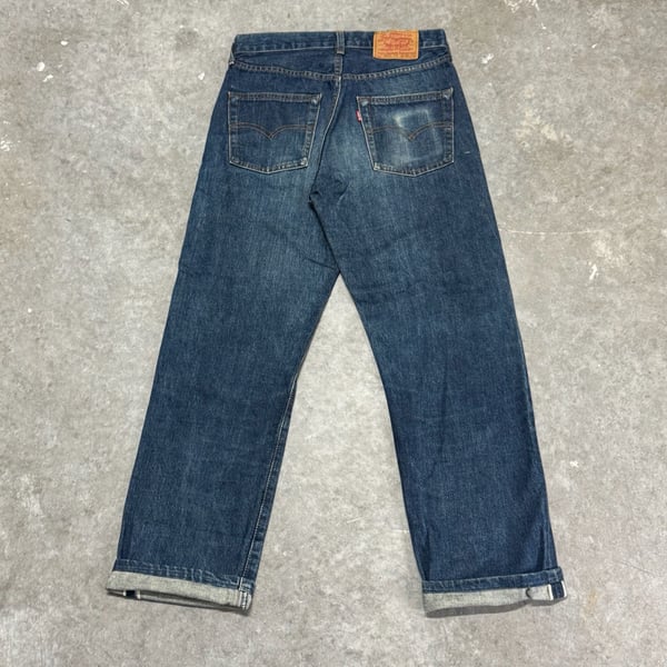 Vintage Levi's 502 XX Big E Selvedge Red Line Denim Jeans W30 L34