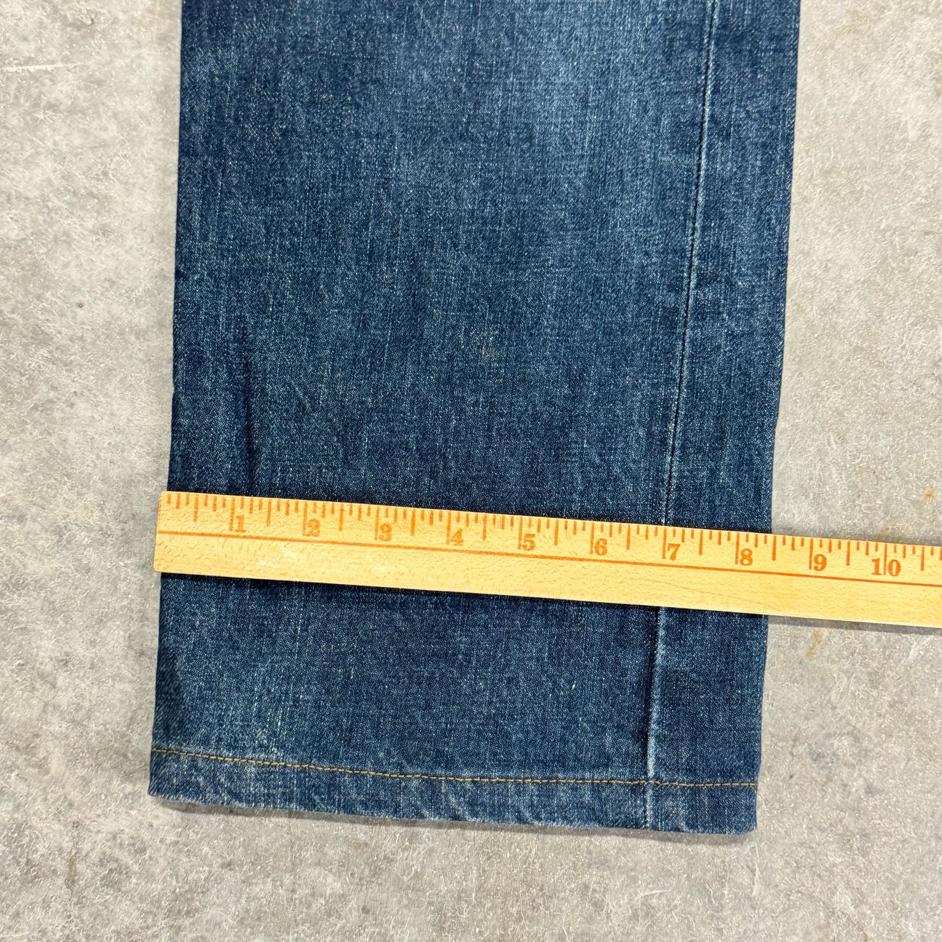 Vintage Levi's 502 XX Big E Selvedge Red Line Denim Jeans W30 L34 7