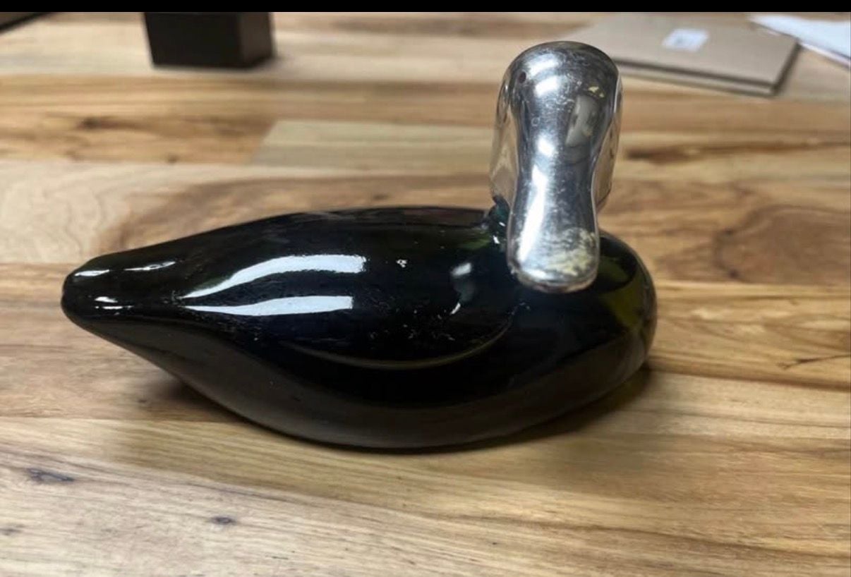 Vintage Avon Mallard Duck Decanter Windjammer After Shave 6 oz 1