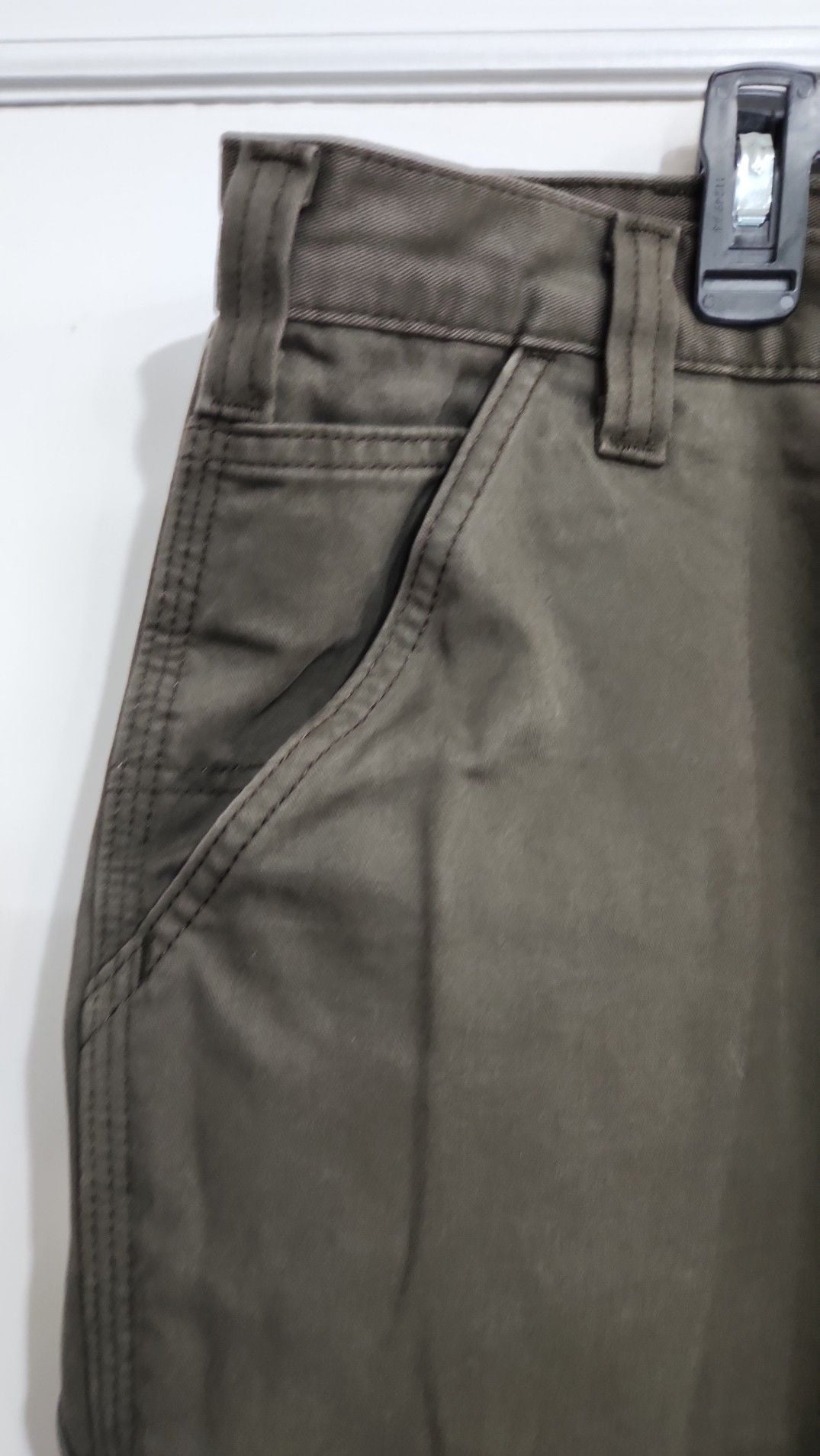 Carhartt Relaxed Fit Carpenter Work Pants 40x30 Moss Green 3