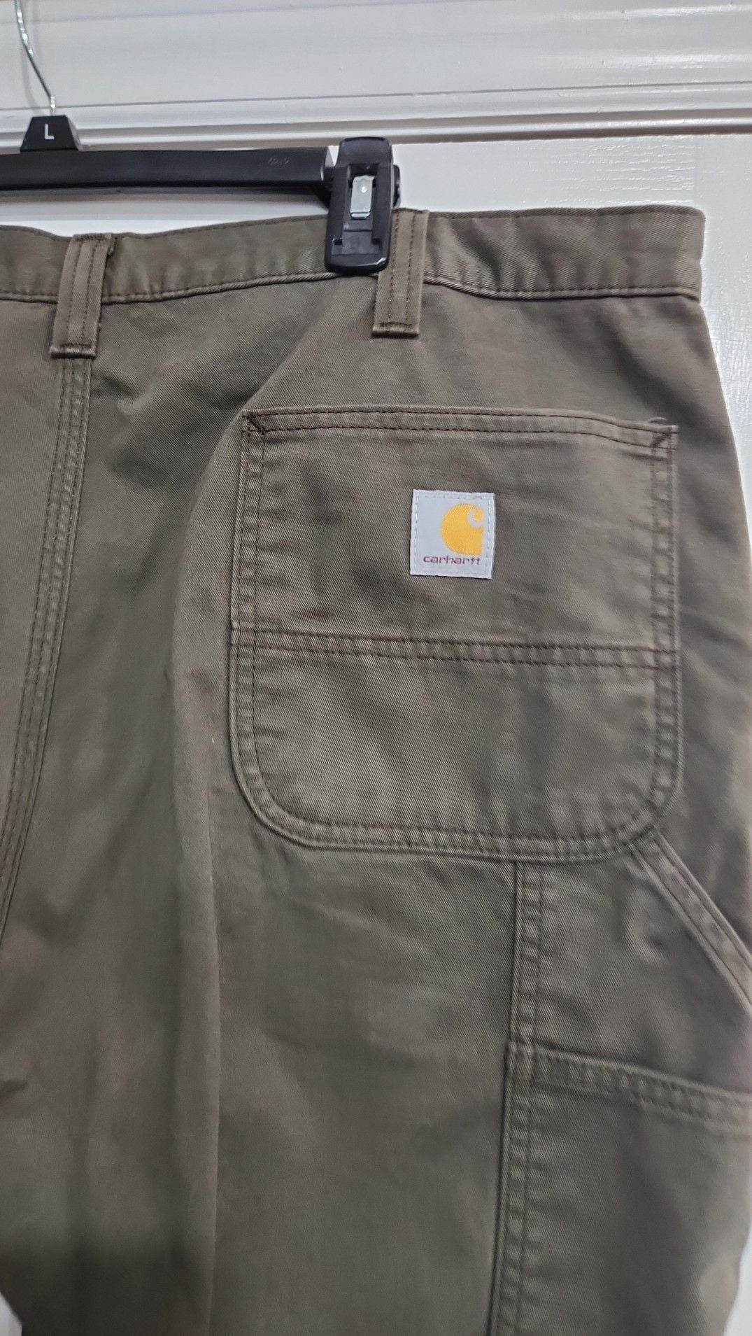 Carhartt Relaxed Fit Carpenter Work Pants 40x30 Moss Green 7