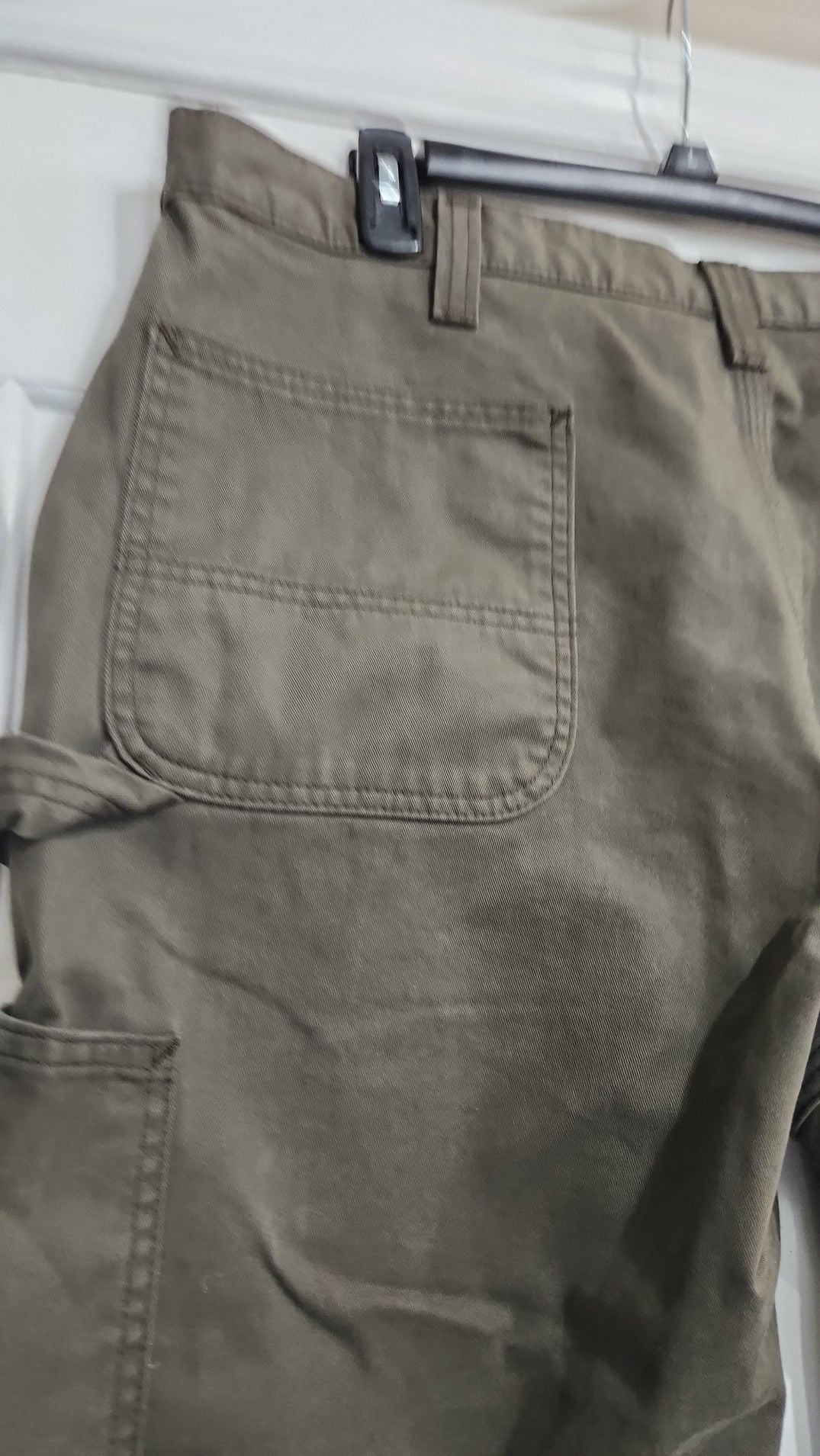 Carhartt Relaxed Fit Carpenter Work Pants 40x30 Moss Green 10