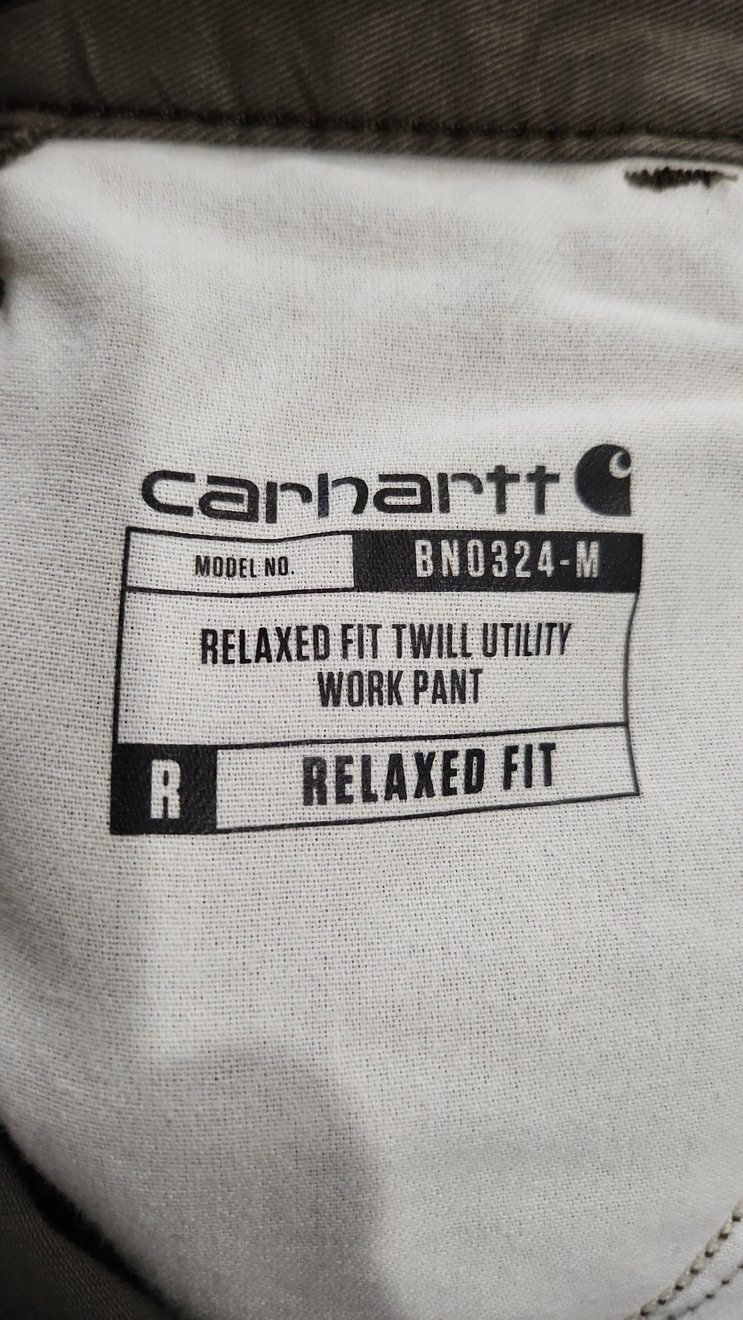 Carhartt Relaxed Fit Carpenter Work Pants 40x30 Moss Green 12