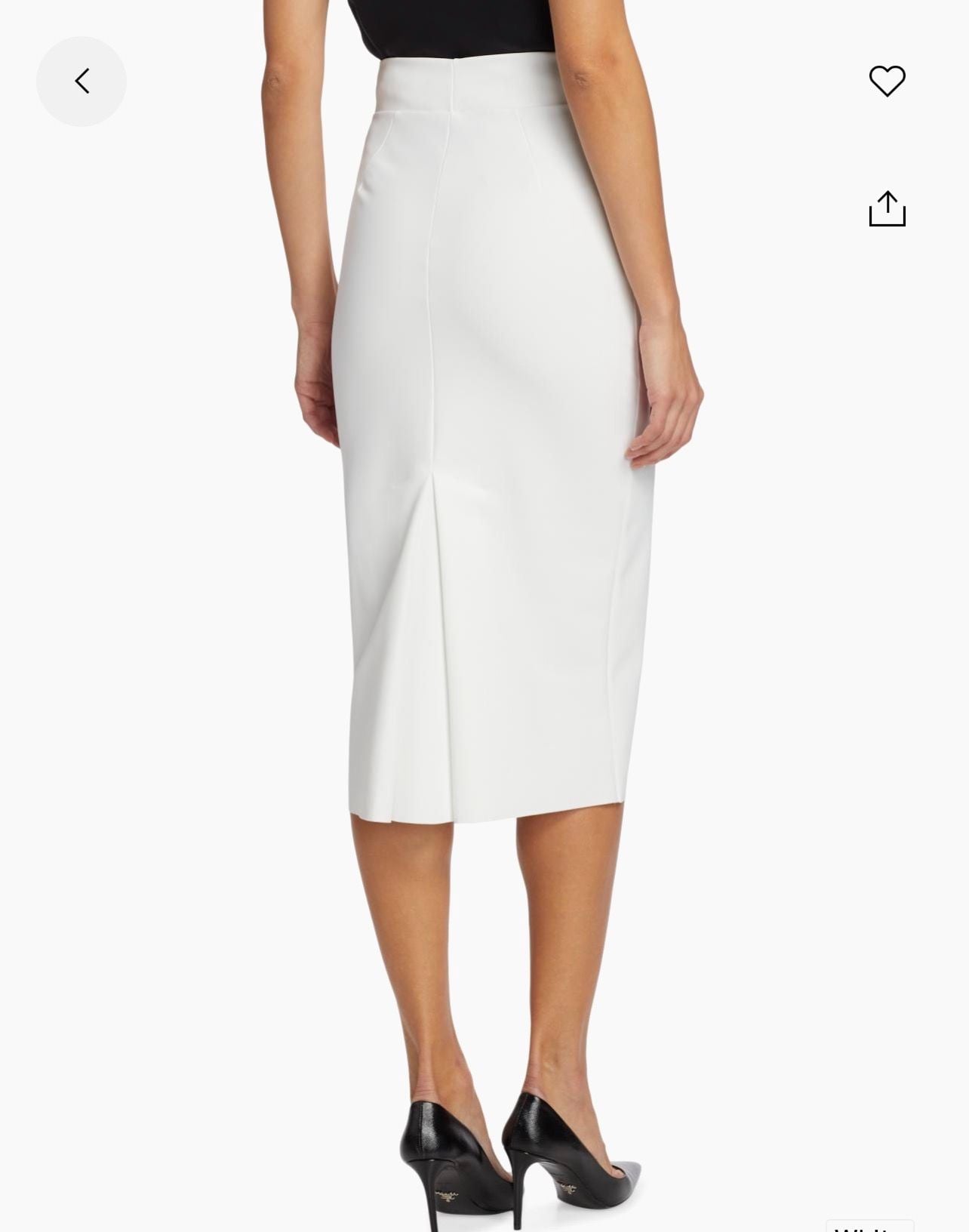 CHIARA BONI LA PETITE ROBE DELFINA PENCIL SKIRT
Size 44(8) 6